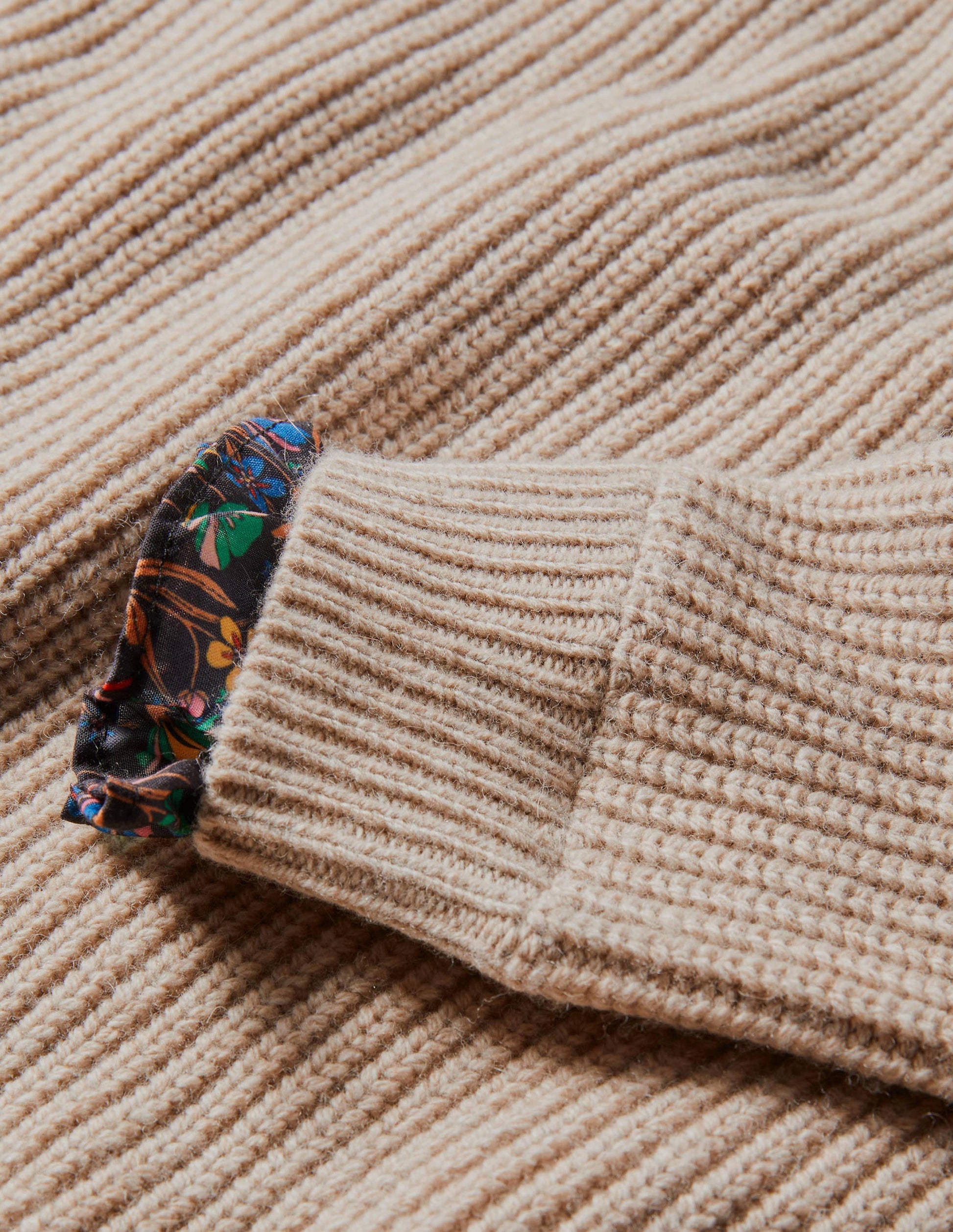 Lockerer Pullover aus einer Webmischung-Mausbraun Melange-6