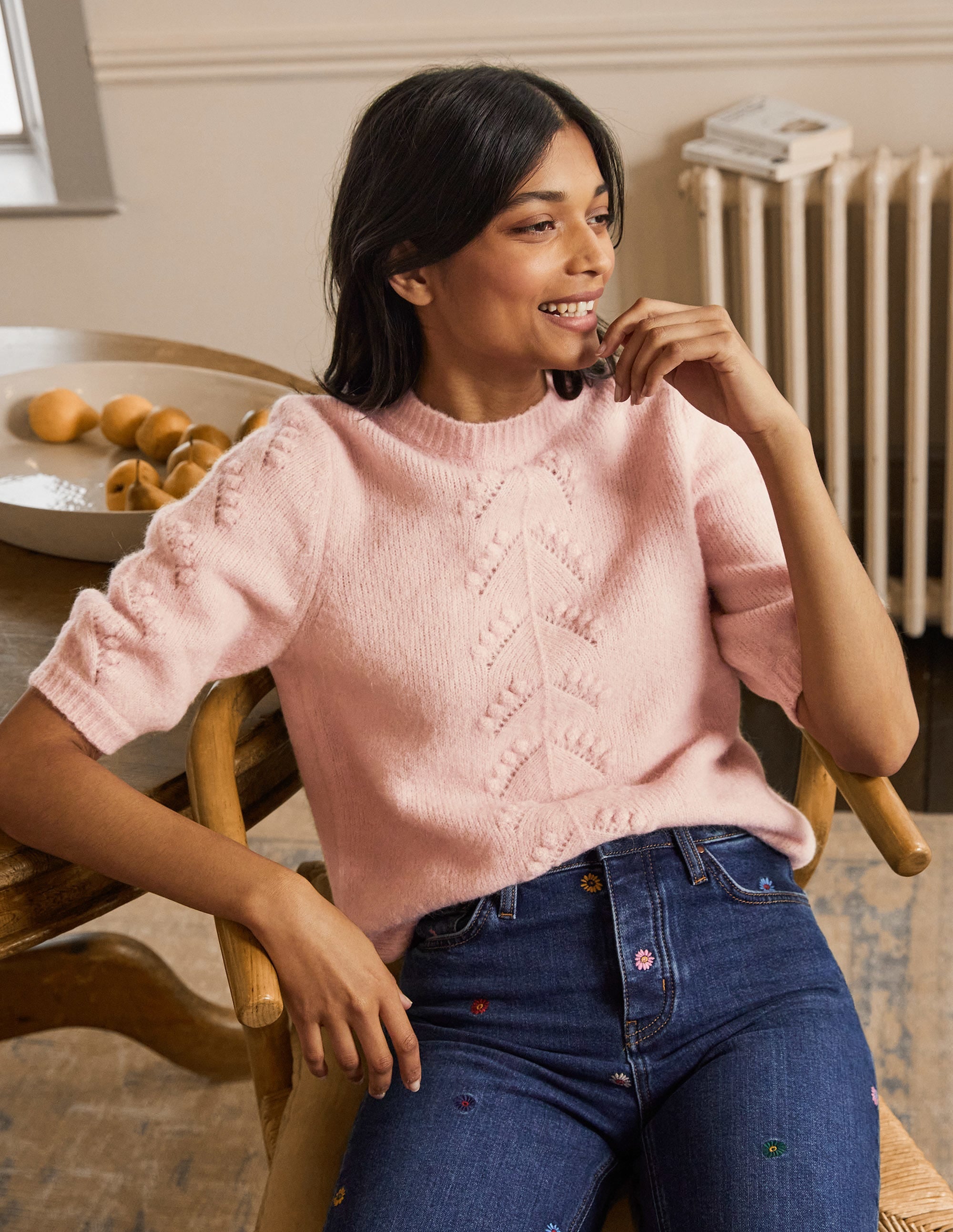 T-shirt en maille duveteuse-Milkshake - Image 1