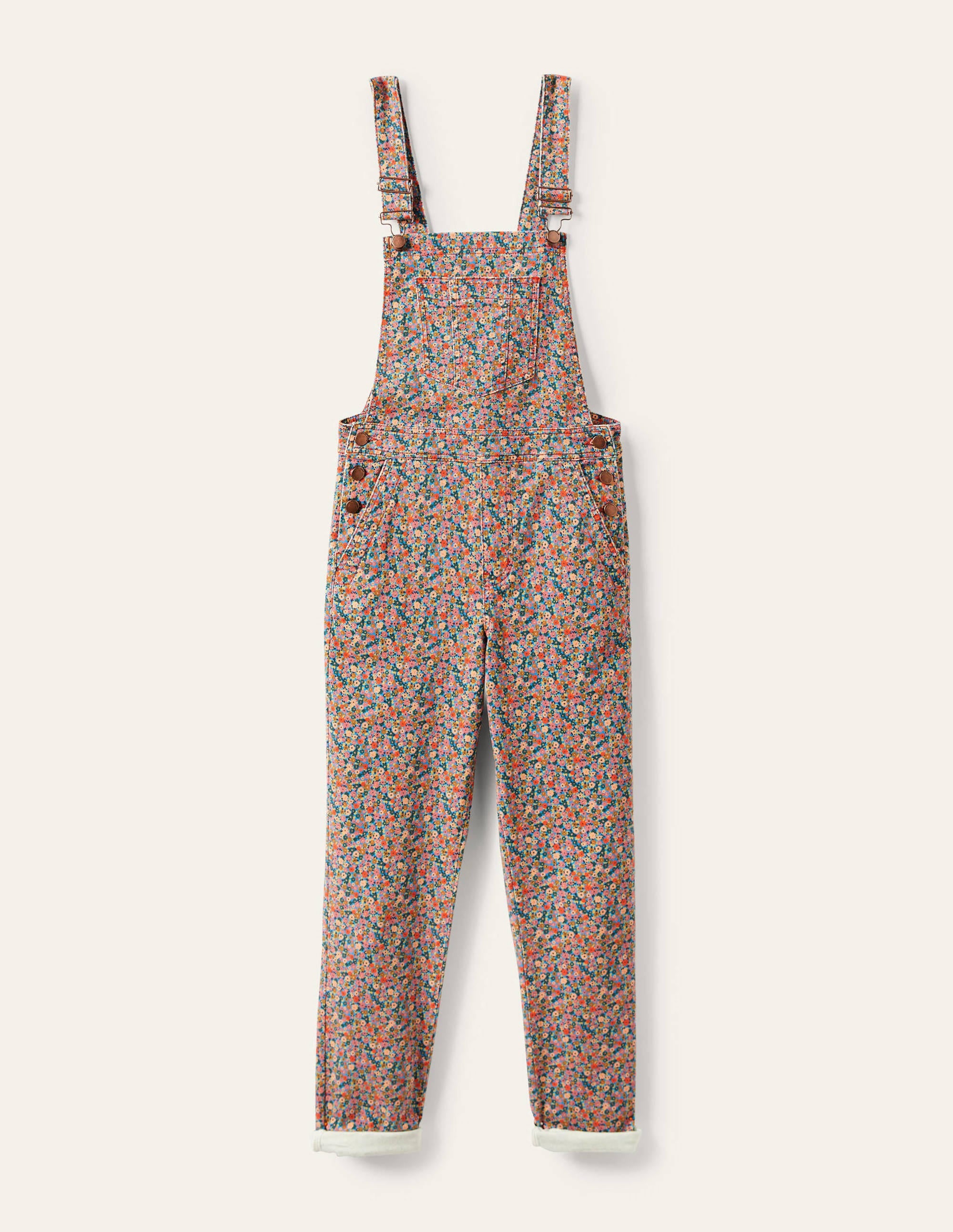 Salopette girlfriend-Motif petites fleurs - Image 5