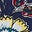Blouse en coton à broderie anglaise-Bleu marine foncé, motif floral exotique - Image 7