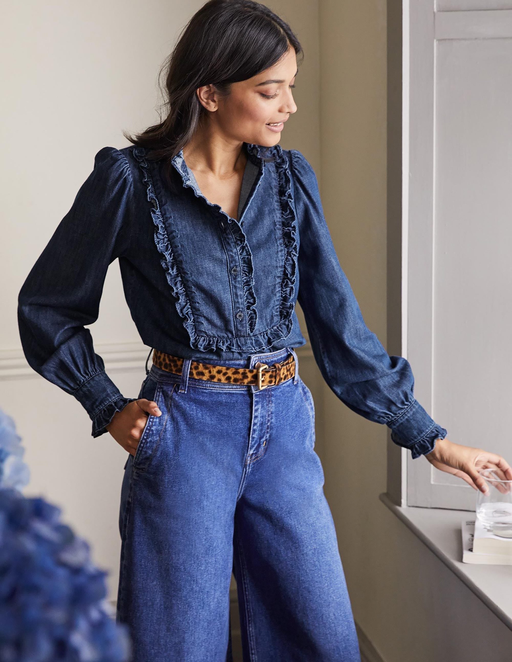 Jean Bluse-Denim - Image 2