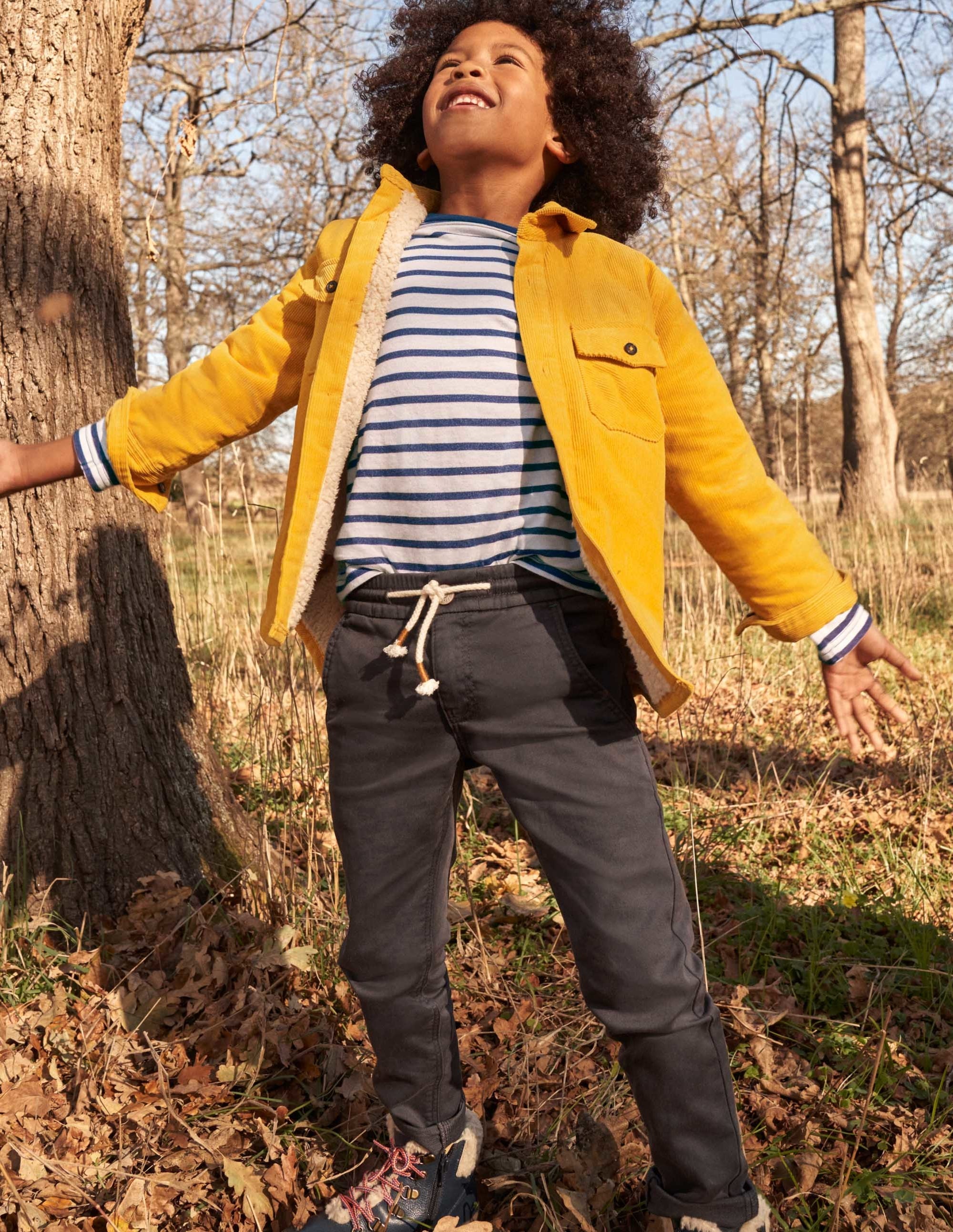 Jean skinny en jersey-Gris suie - Image 4