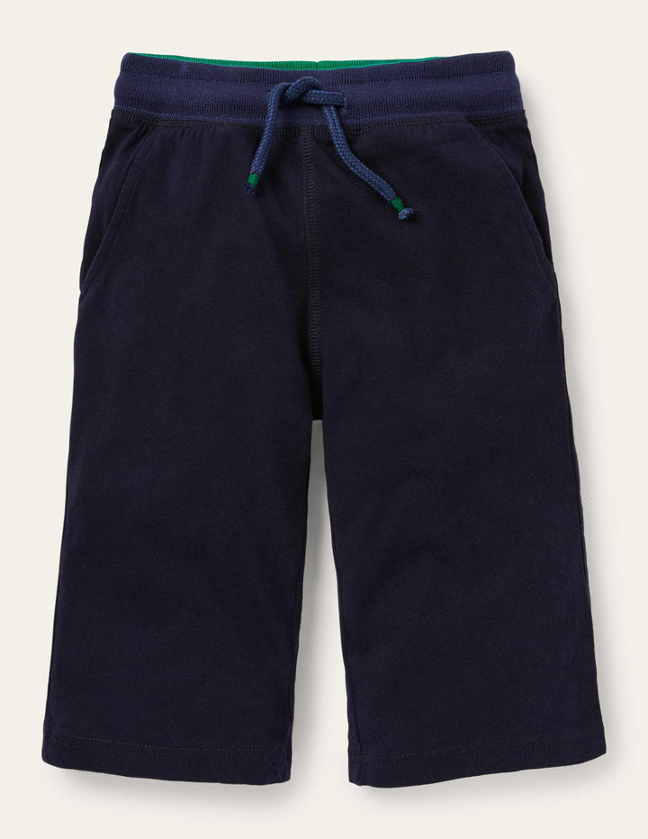 Jersey-Baggyhose-Schuluniform-Marineblau