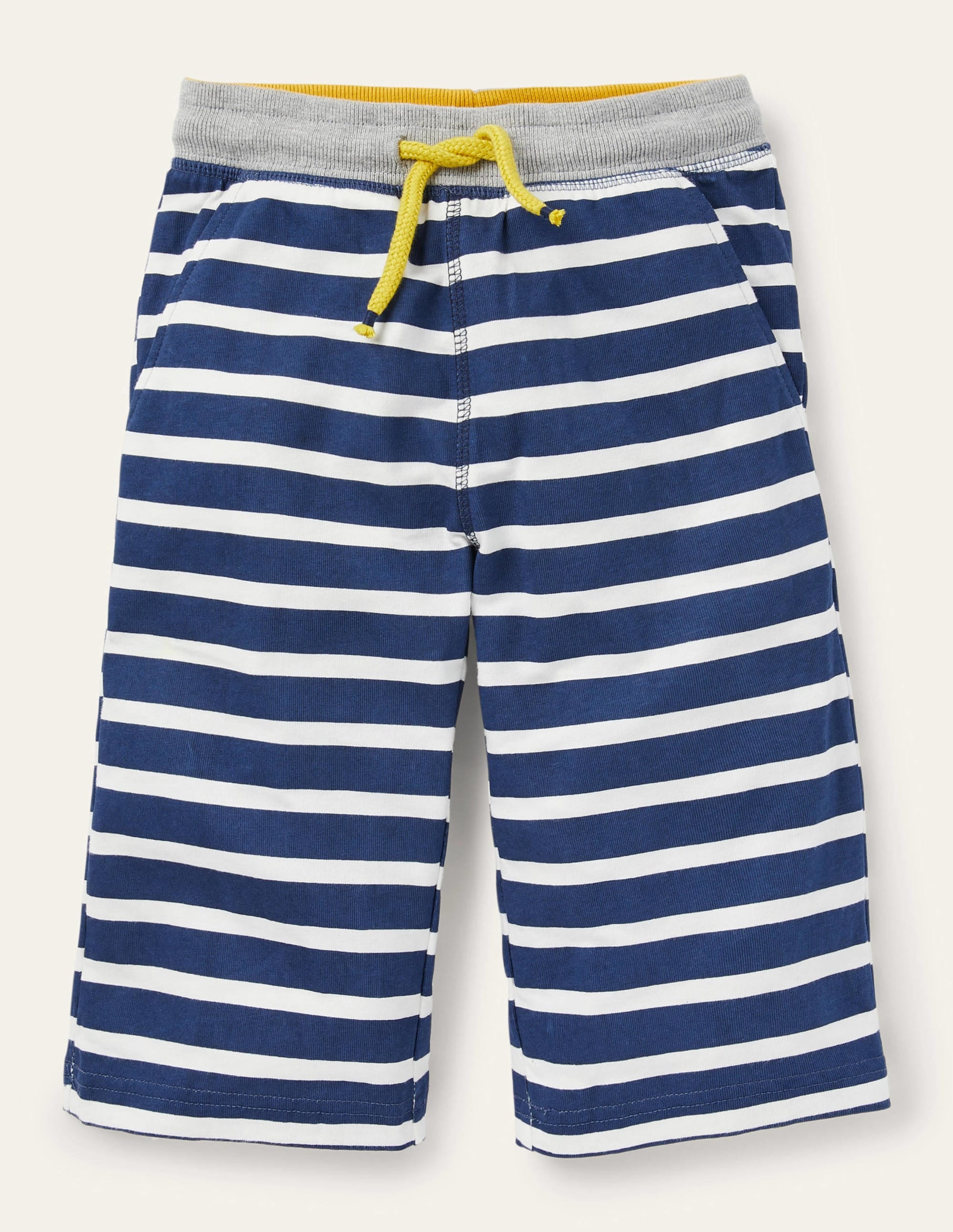 Jersey-Baggyhose-Schuluniform-Marineblau/Naturweiß - Image 1