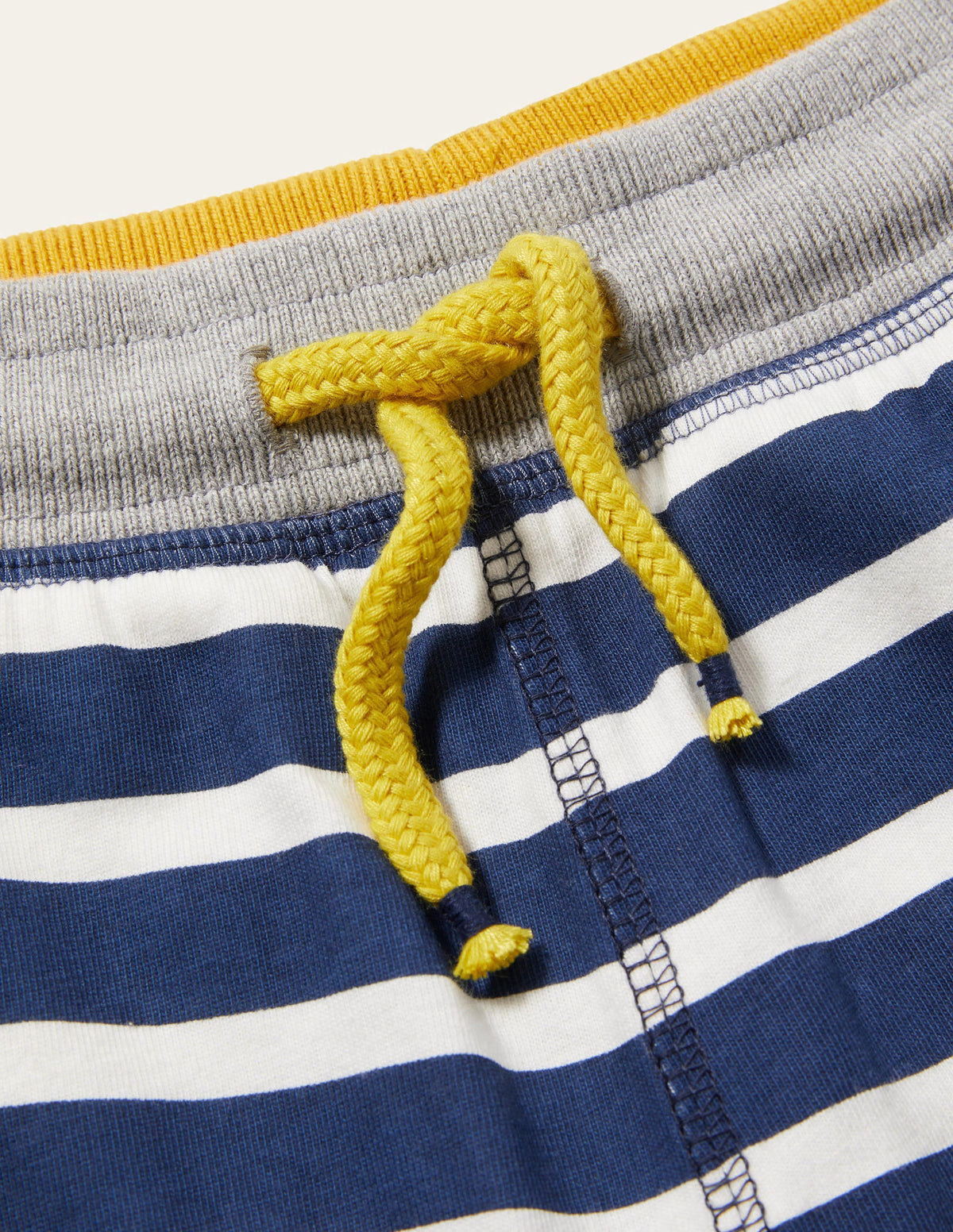 Jersey-Baggyhose-Schuluniform-Marineblau/Naturweiß - Image 3