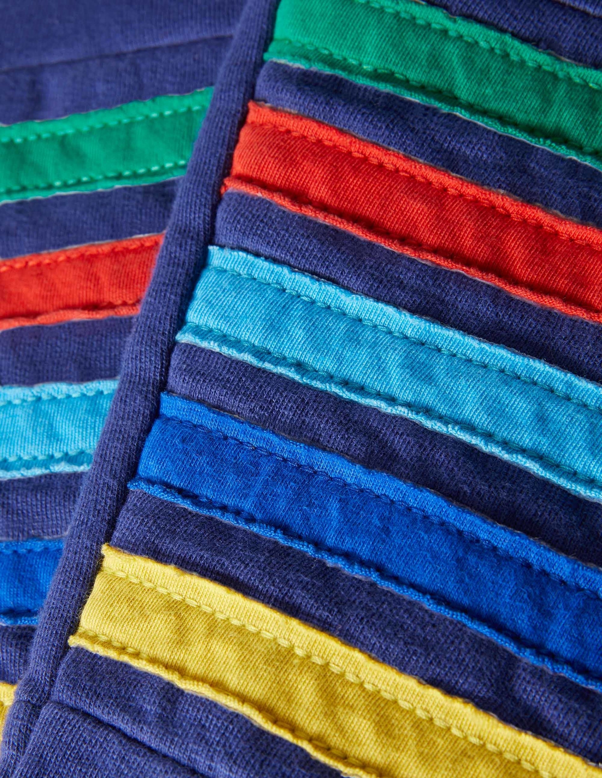 Sweathose mit verstärkter Kniepartie-Segelblau, Regenbogen-3