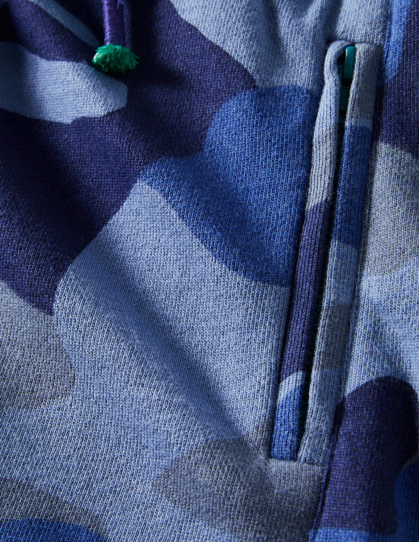 Sweathose mit verstärkter Kniepartie-Blau, Camouflage