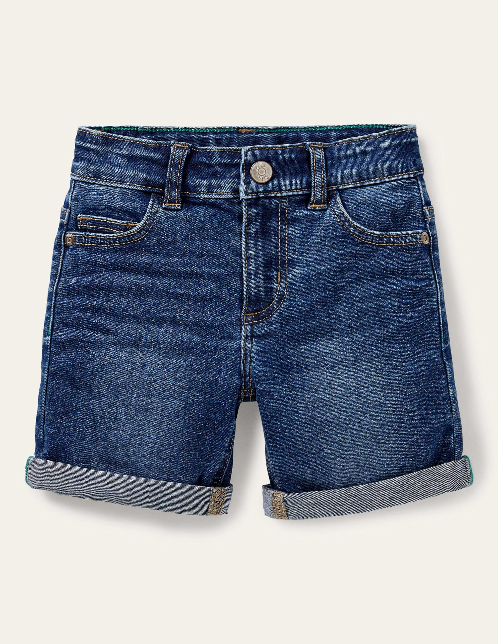 Adventure-flex Denim Shorts-Mid Vintage - Image 1