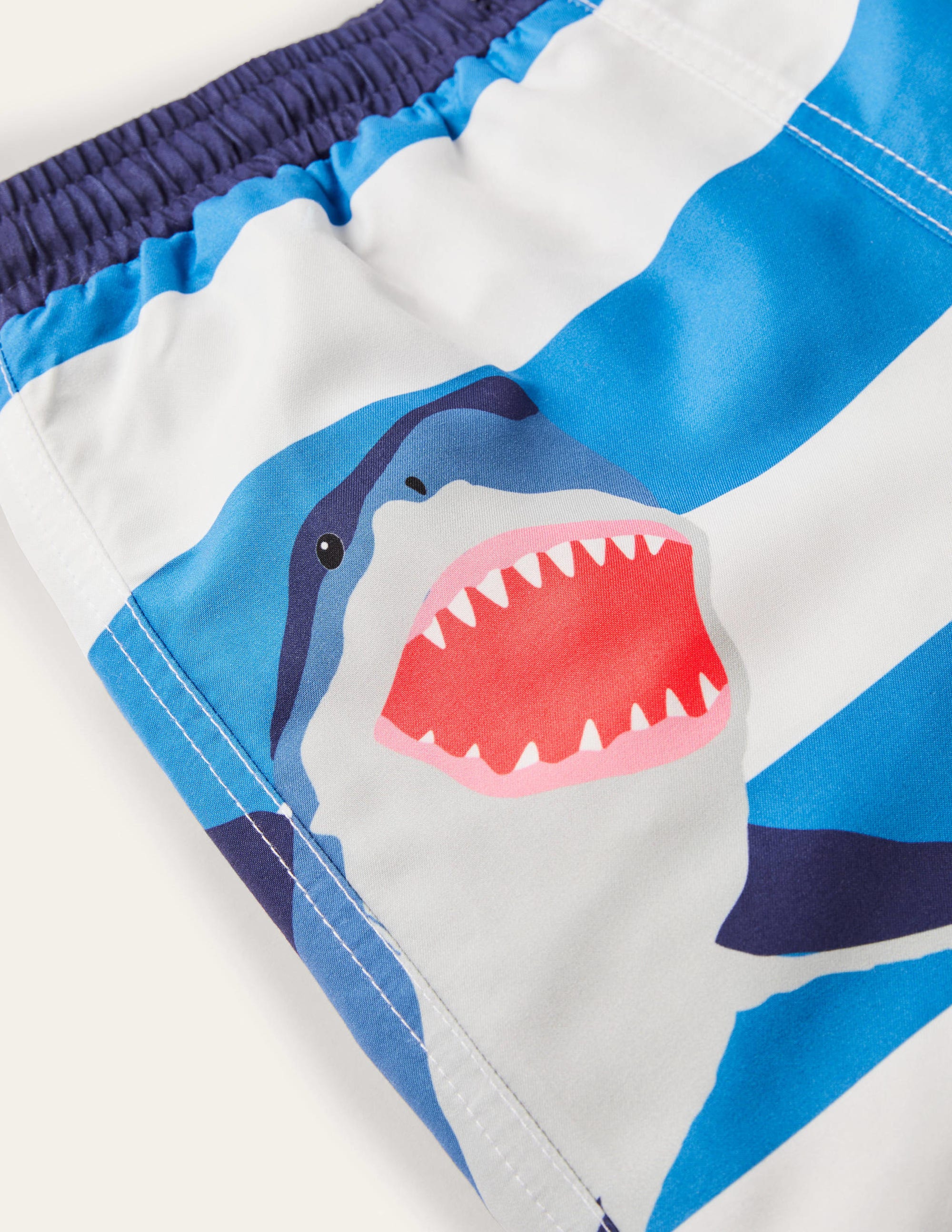 Short de bain imprimé-Requins bleu marocain - Image 3