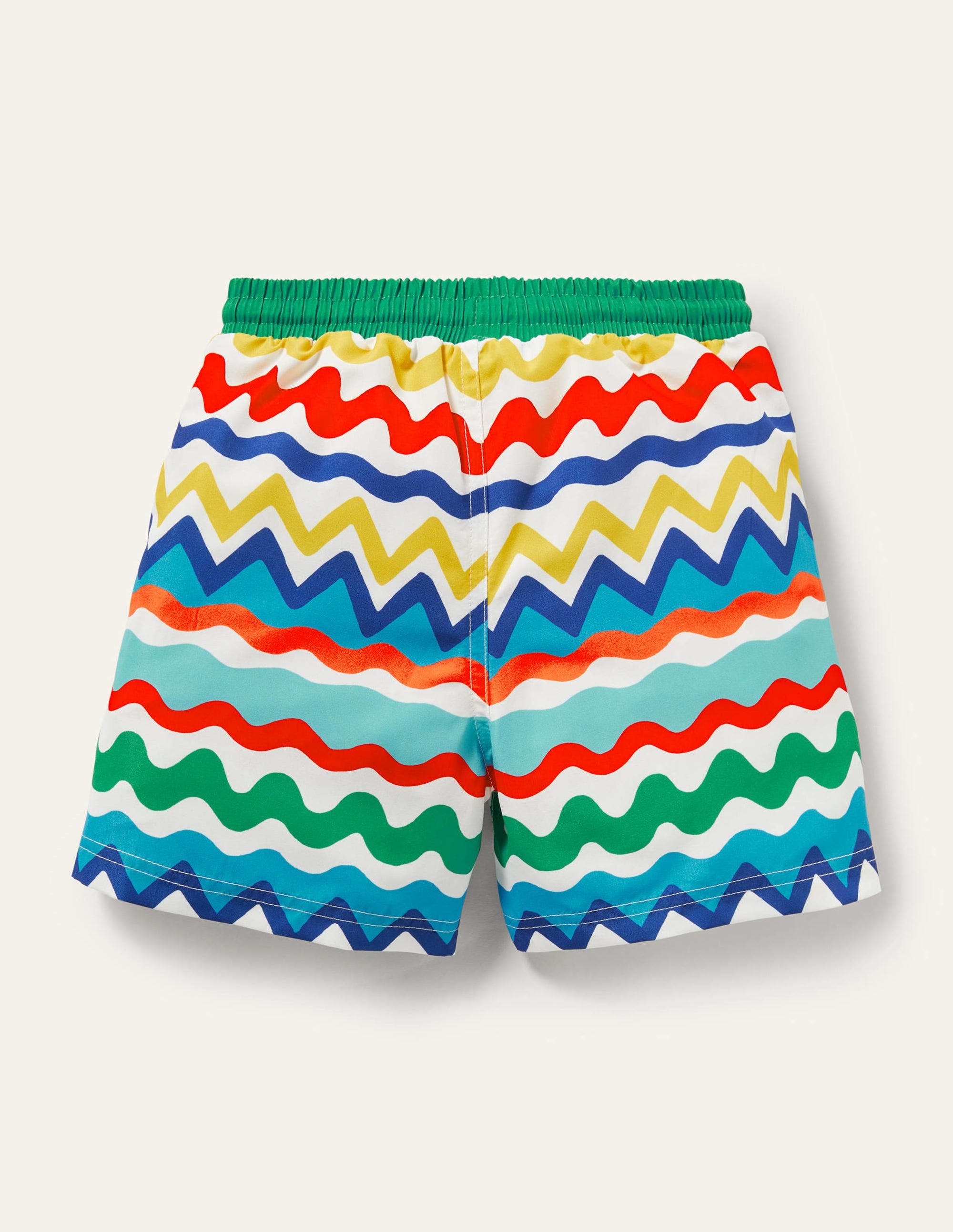 Gemusterte Badeshorts-Bunt gestreift Ric Rac - Image 2
