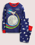 Snug Glow-in-the-dark Pyjamas-Starboard Blue Moon