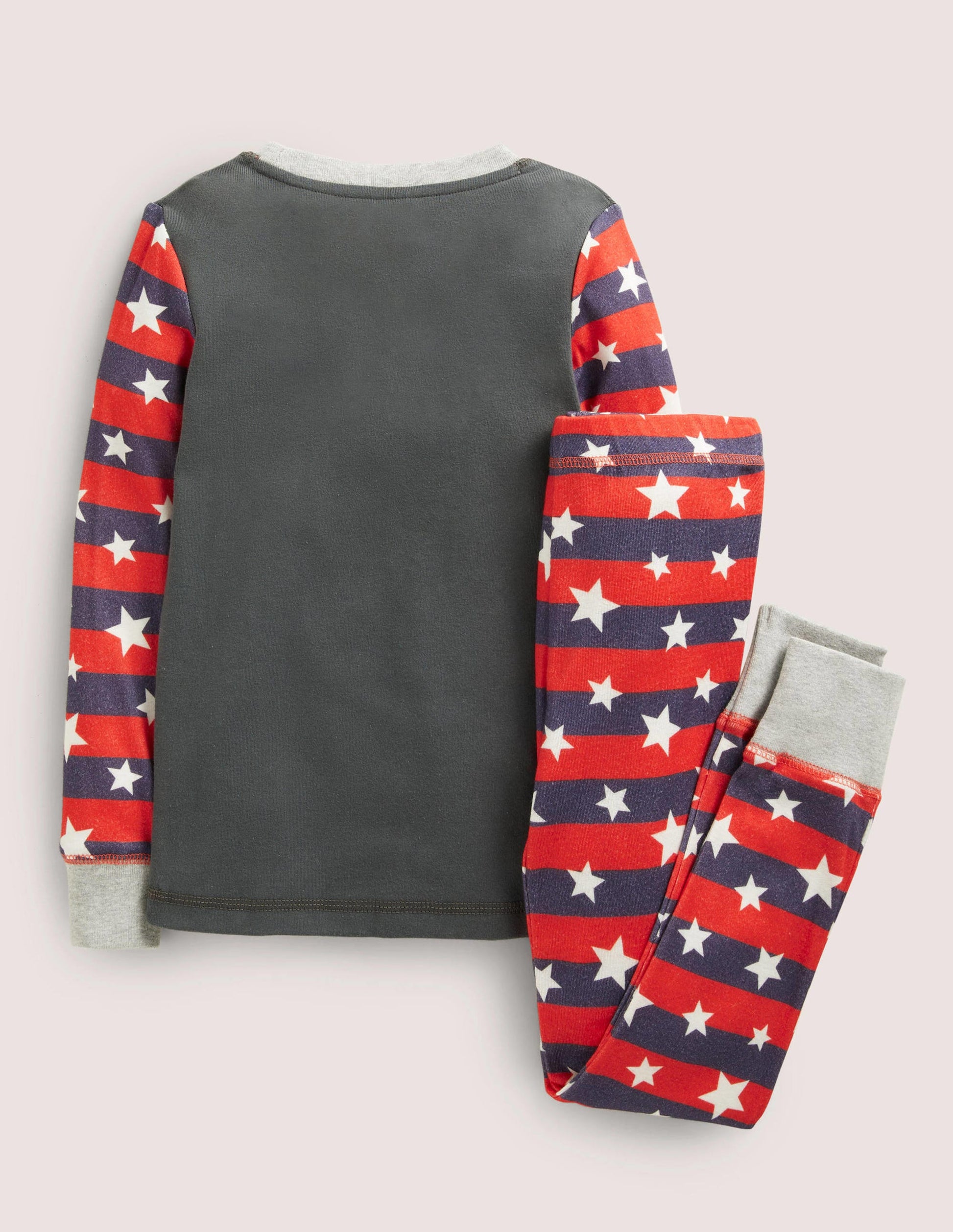 Grey Bat Glow-in-the-dark Halloween Pyjamas-Smoke Grey Bat-2
