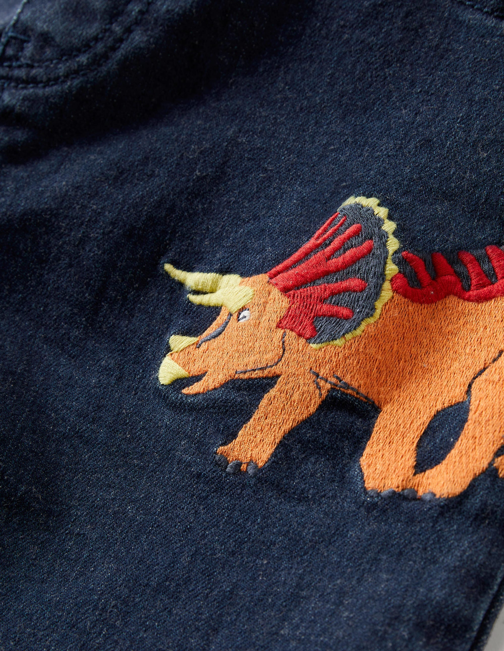 Dinosaur Pull-on Denim Jeans-Dinosaures vintage moyen - Image 3