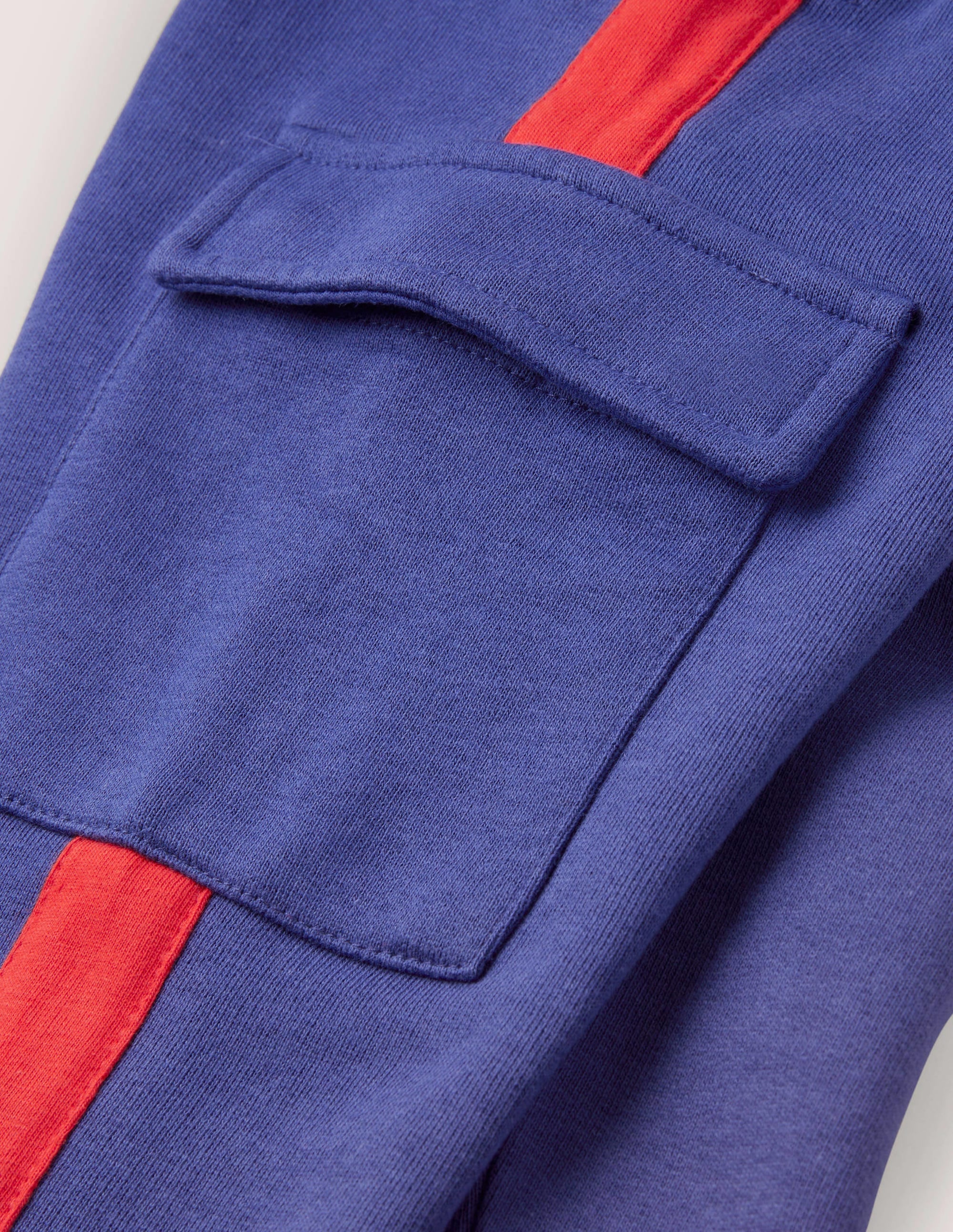 Bas de jogging cargo en jersey-Bleu tribord - Image 3