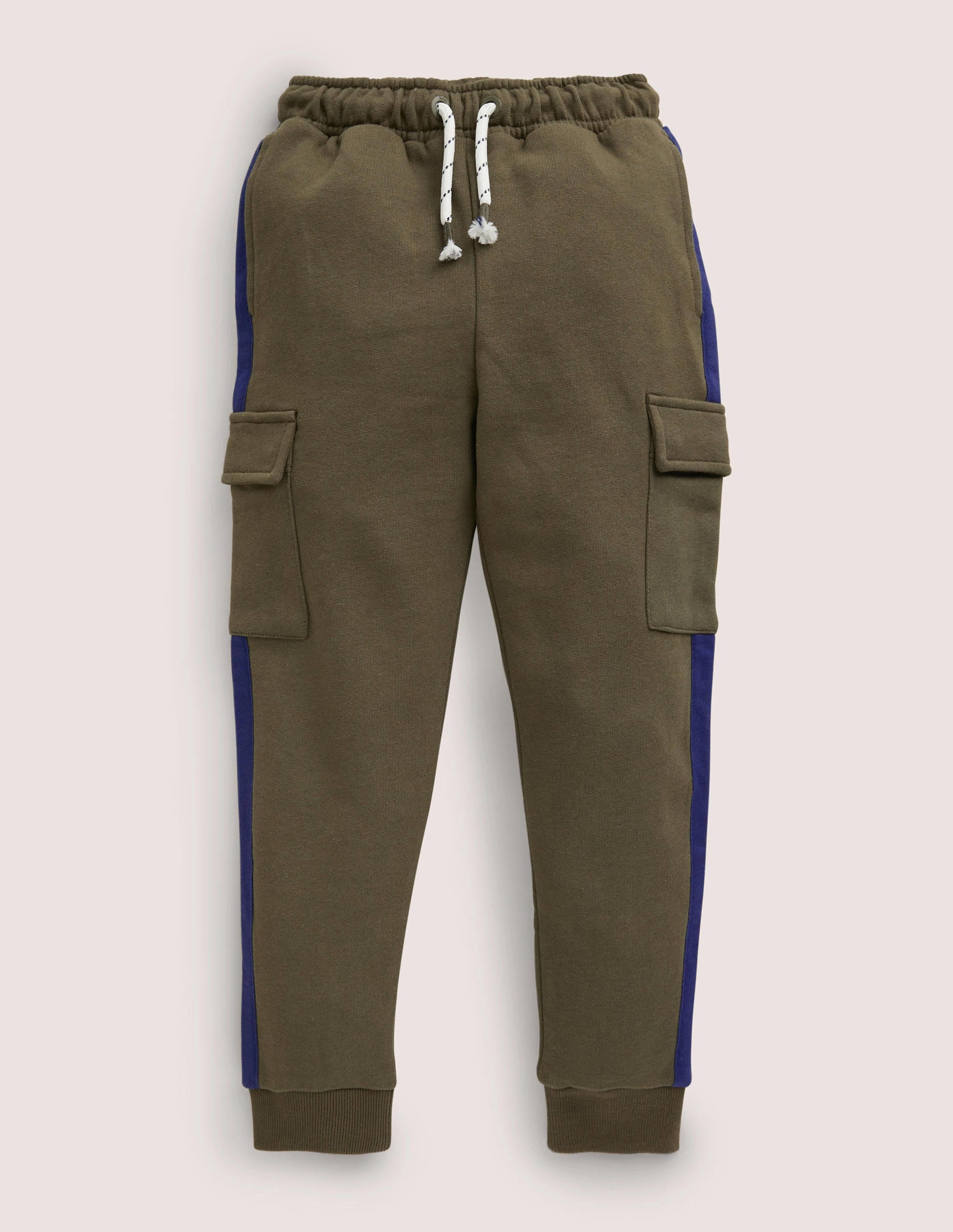 Cargo-Jogginghose aus Jersey-Klassisches Khaki/Schuluniform-Navy - Image 1