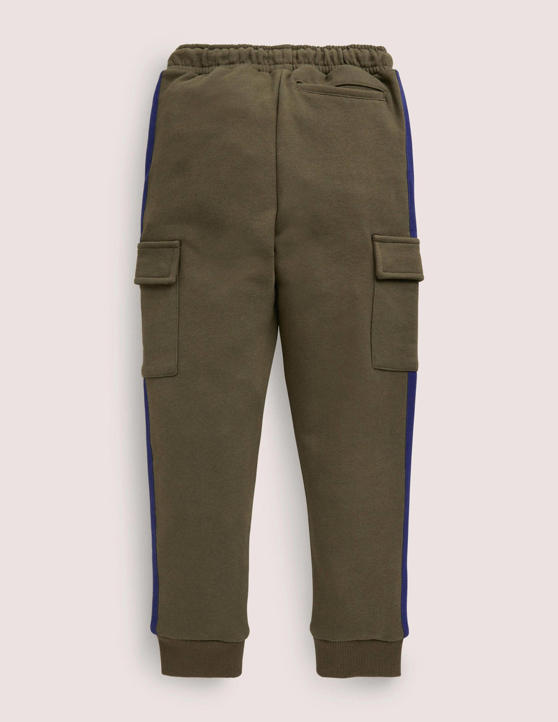Cargo-Jogginghose aus Jersey-Klassisches Khaki/Schuluniform-Navy-2