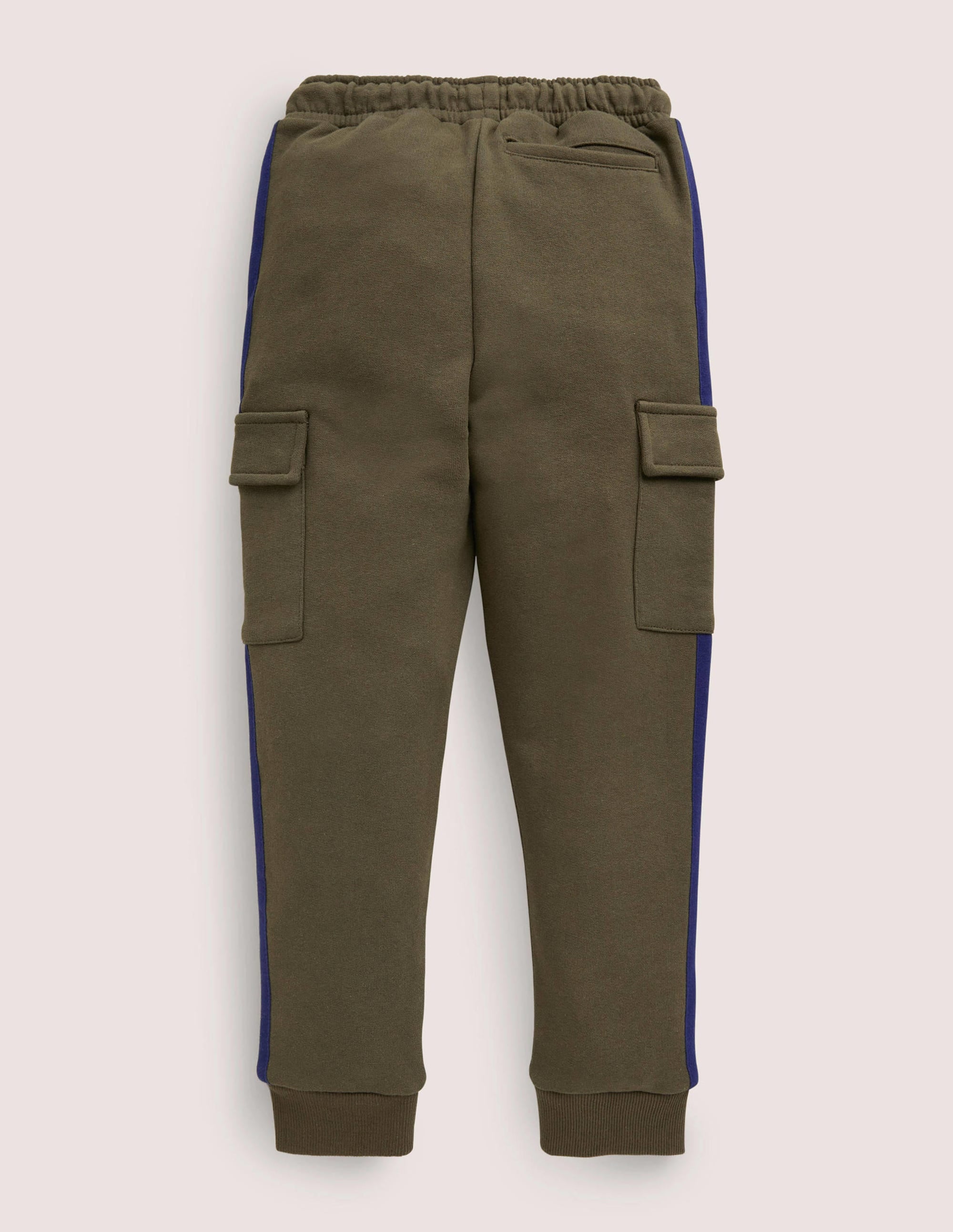 Cargo-Jogginghose aus Jersey-Klassisches Khaki/Schuluniform-Navy - Image 2