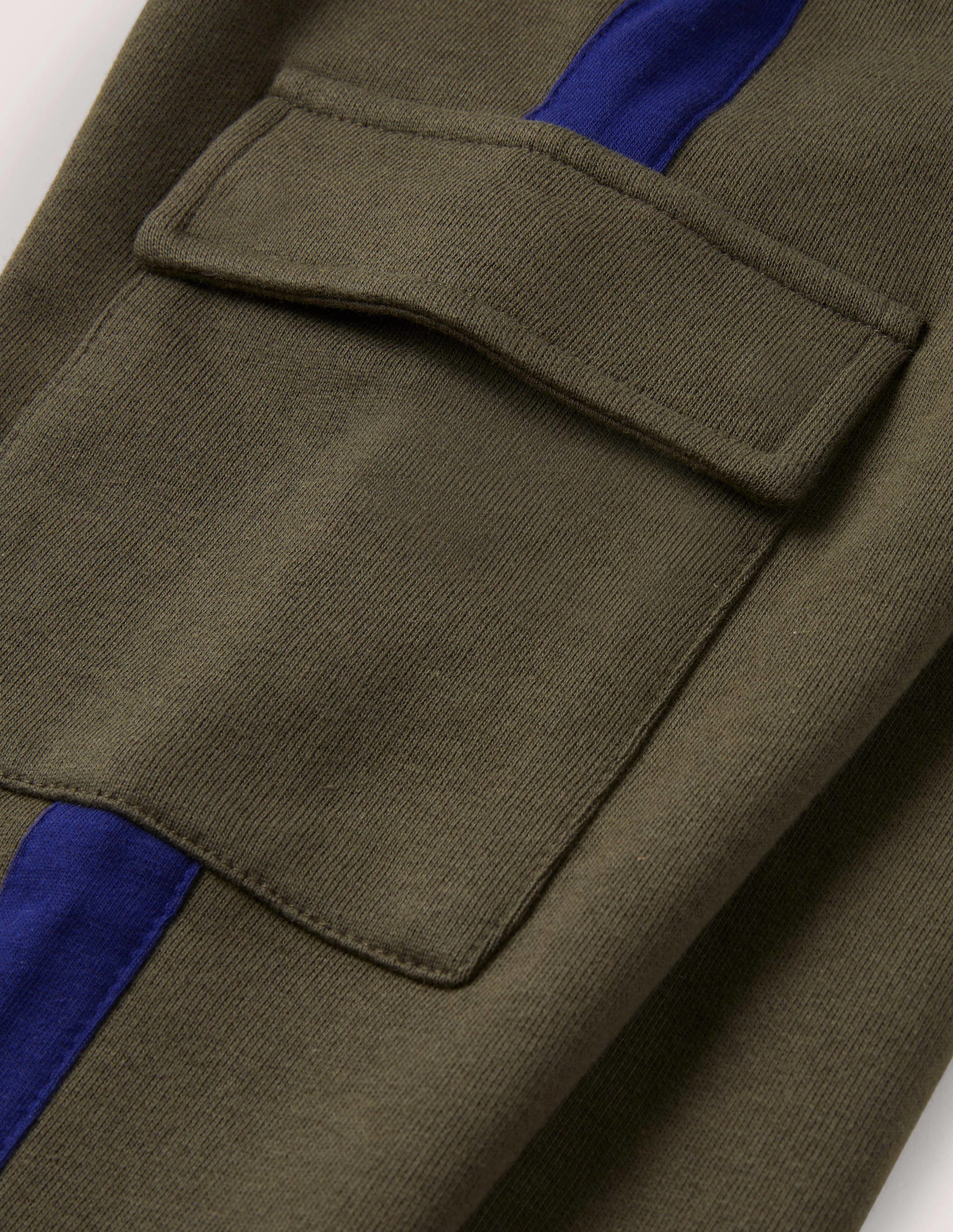 Cargo-Jogginghose aus Jersey-Klassisches Khaki/Schuluniform-Navy - Image 3