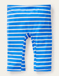 USF-Badeshorts-Poolblau/Weiß