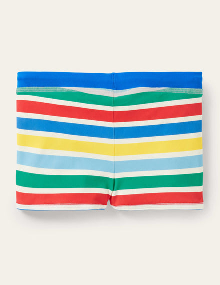 Swim Trunks-Rainbow Stripe