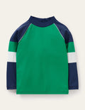 Rash Vest-Shamrock Green/College Navy