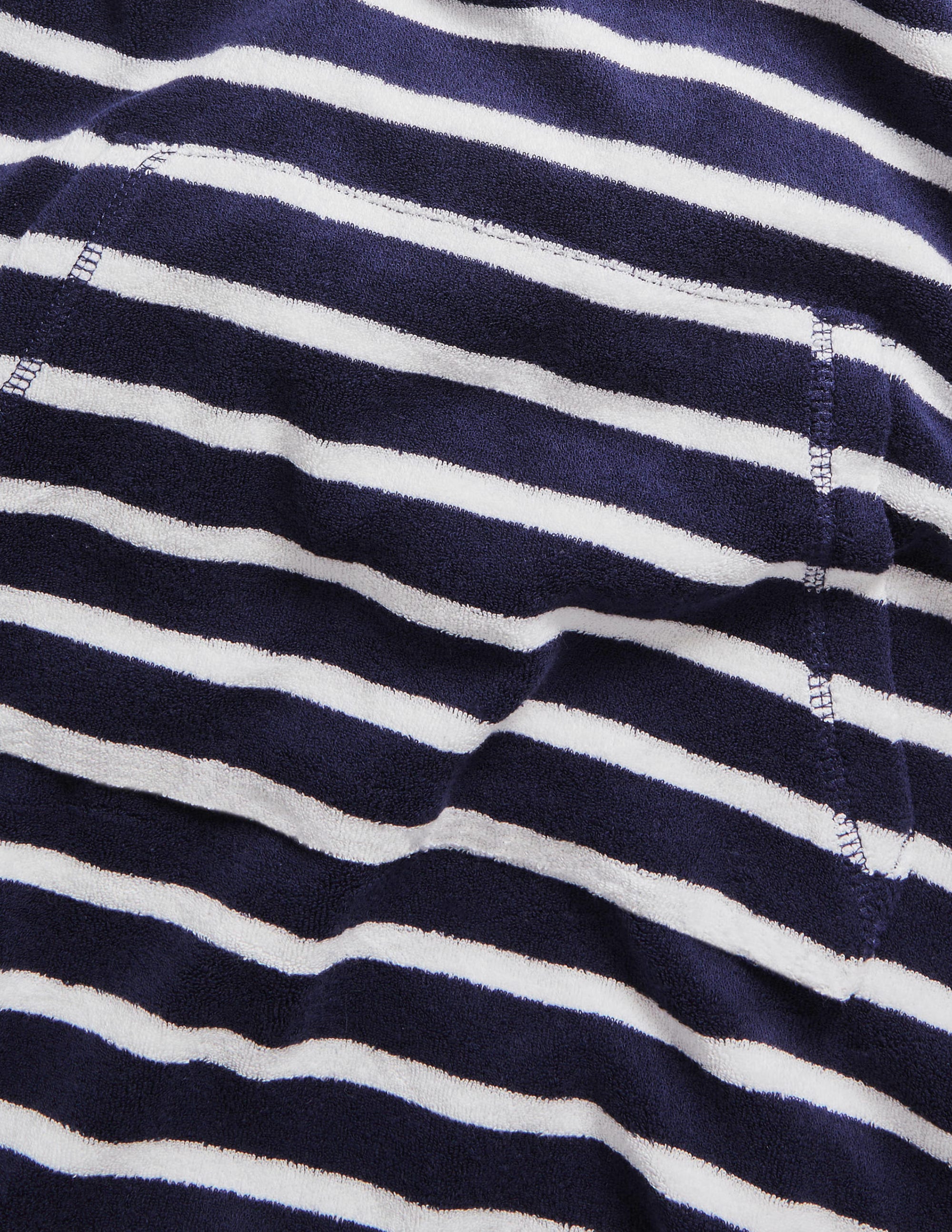 Poncho en éponge-Bleu marine universitaire/blanc - Image 3