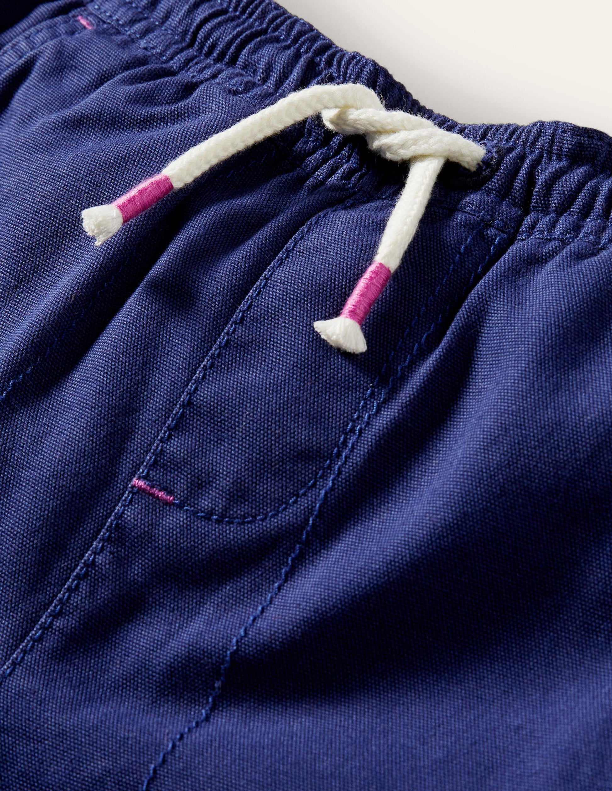 Shorts zum Hineinschlüpfen mit Kordelzug-Schuluniform-Navy-3