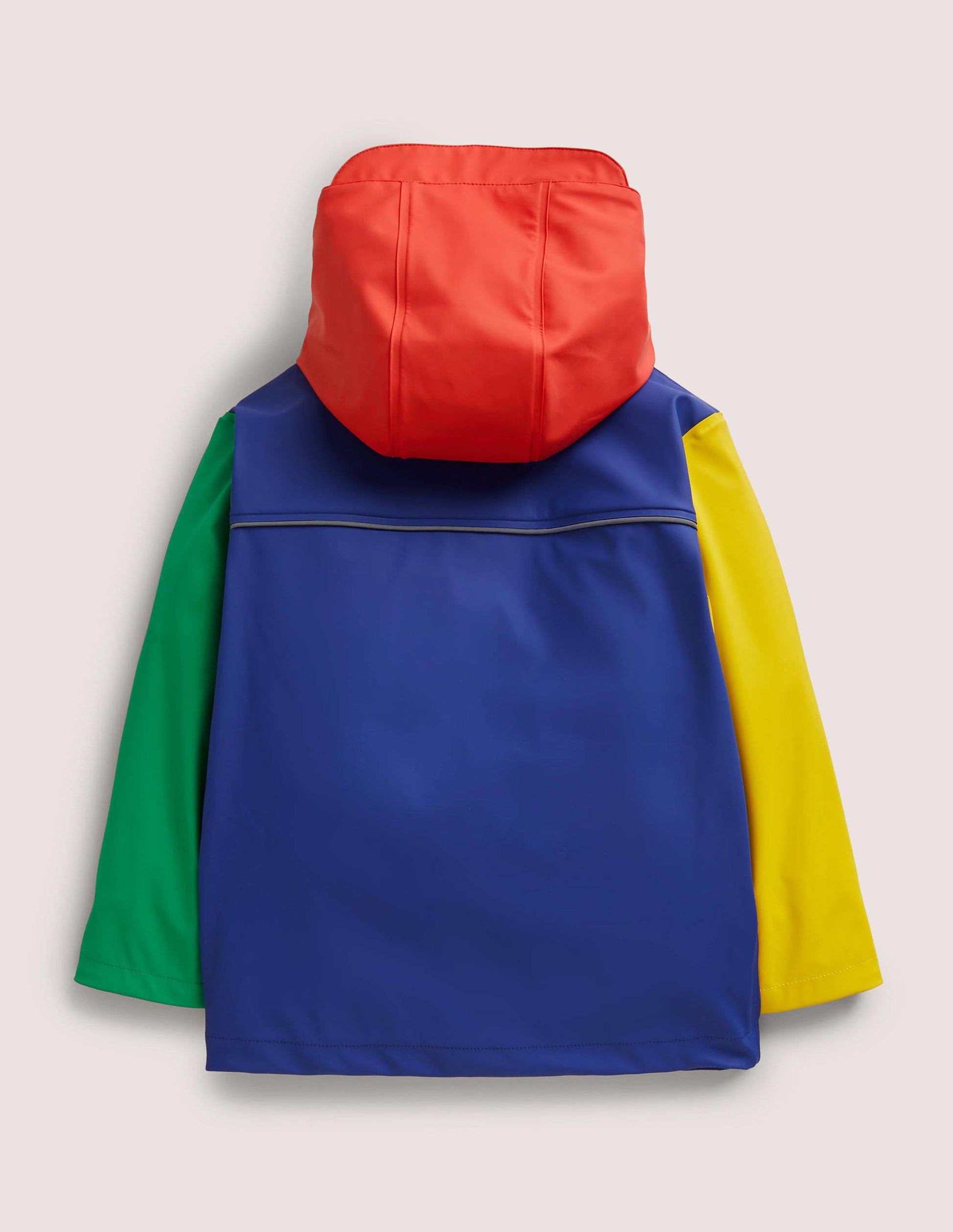 Colourblock Waterproof Fisherman's Jacket-Bunt, Blockfarben-2