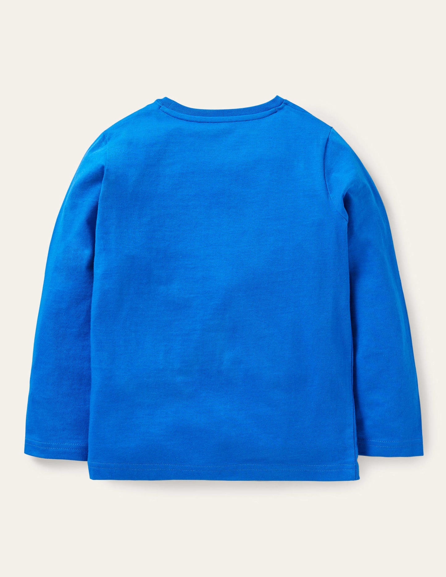 Oberteil mit Superstitch-Kräftiges Blau, Elefant