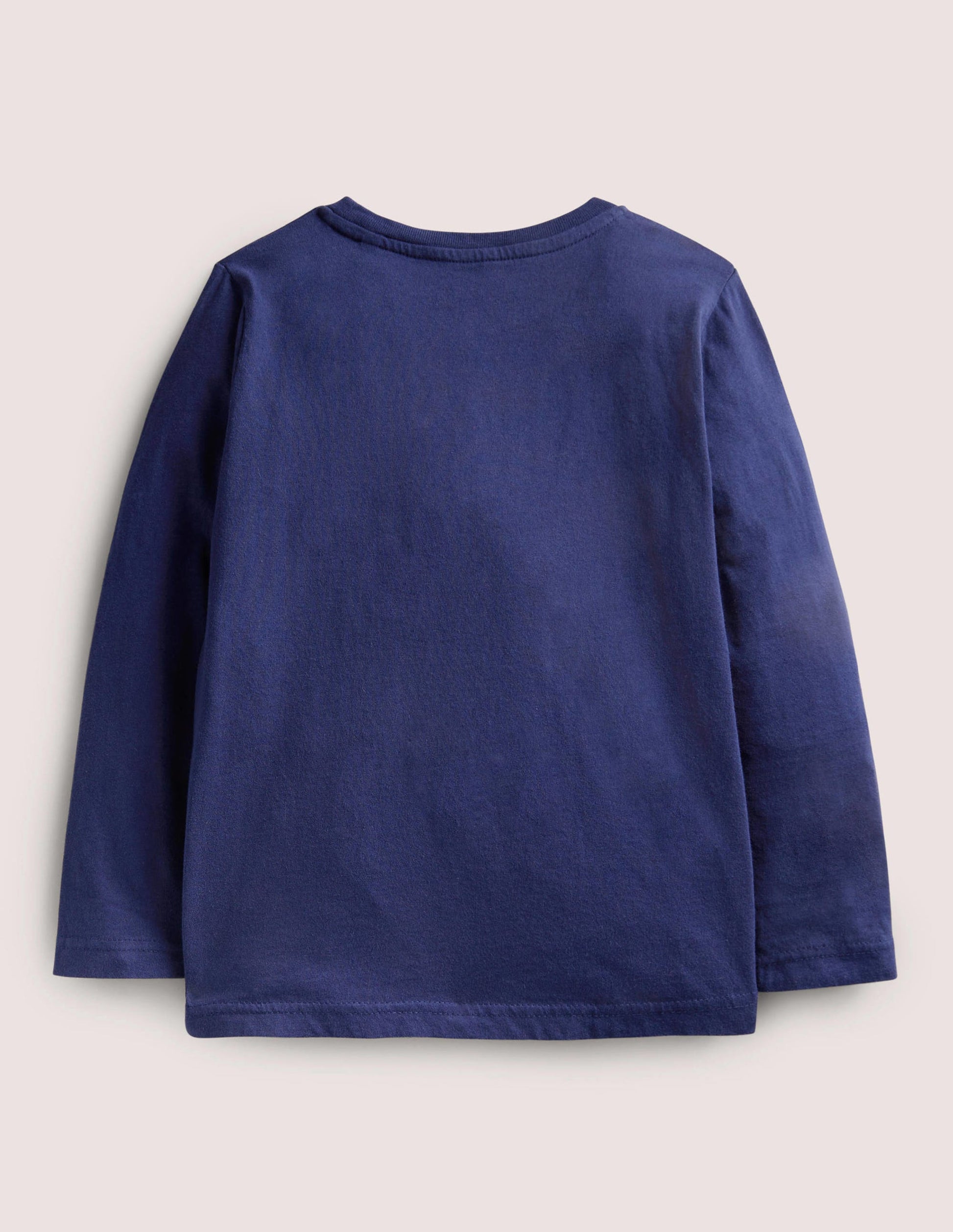 Oberteil mit Raketen-Aufklappmotiv-Navy, Schimmernd, Rakete-2