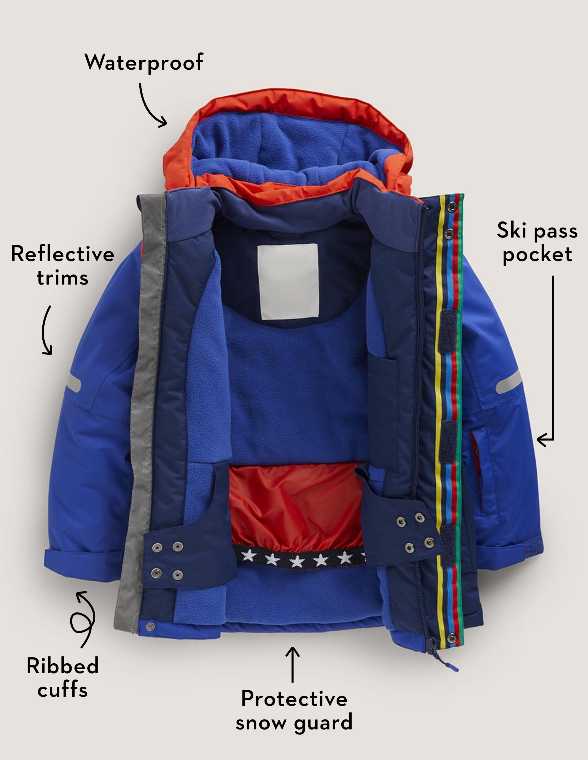 Veste imperméable pour tous les temps-Colourblock multi - Image 6