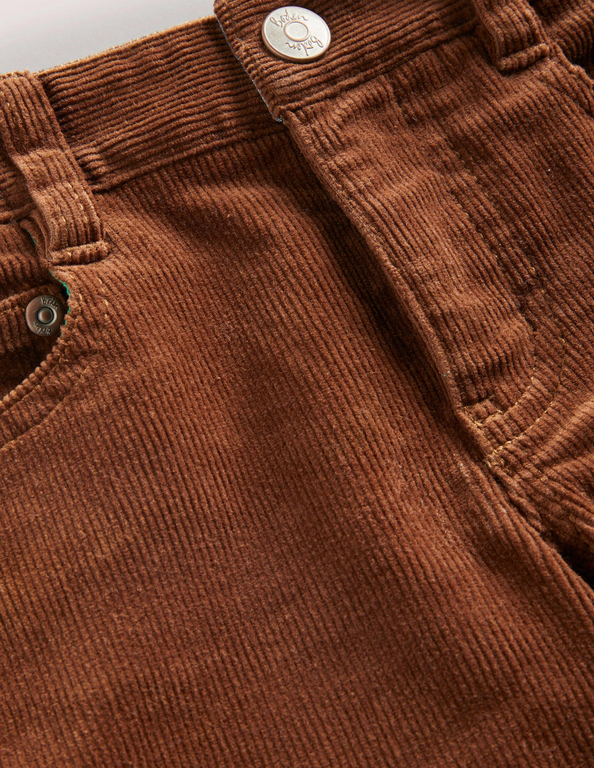 Slim Cord Stretch Jeans-Butterscotch Brown-3