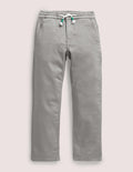 Jersey Straight Jeans-Grey