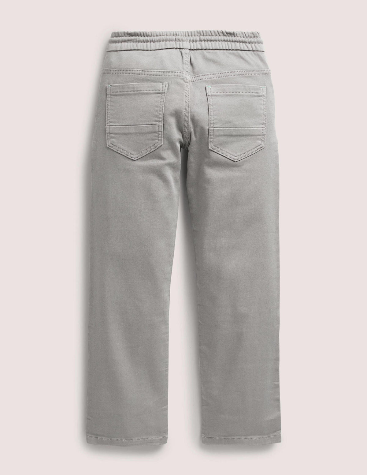 Jersey Straight Jeans-Grey - Image 2