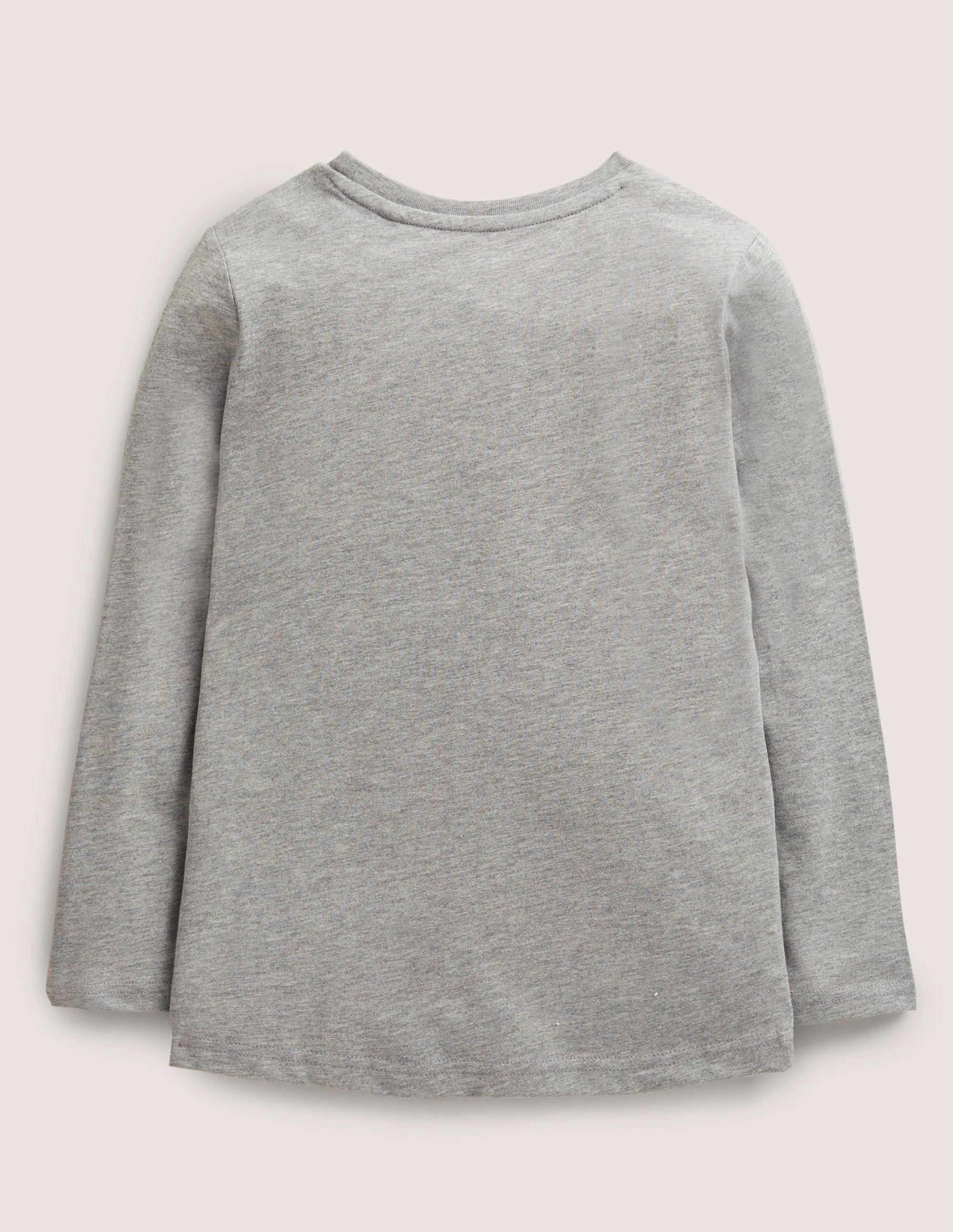 T-shirt à imprimé graphique-Camions de chantier gris chiné - Image 2