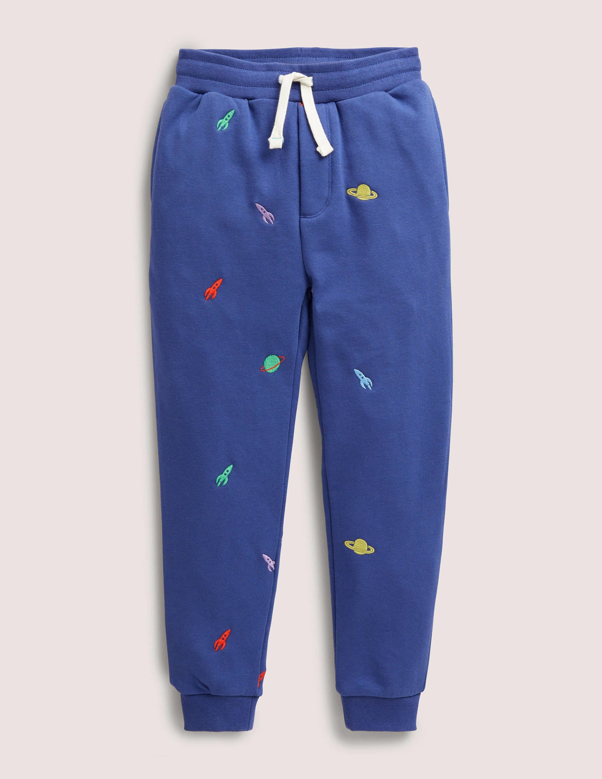 Embroidered Space Jogger-Indigo Space - Image 1