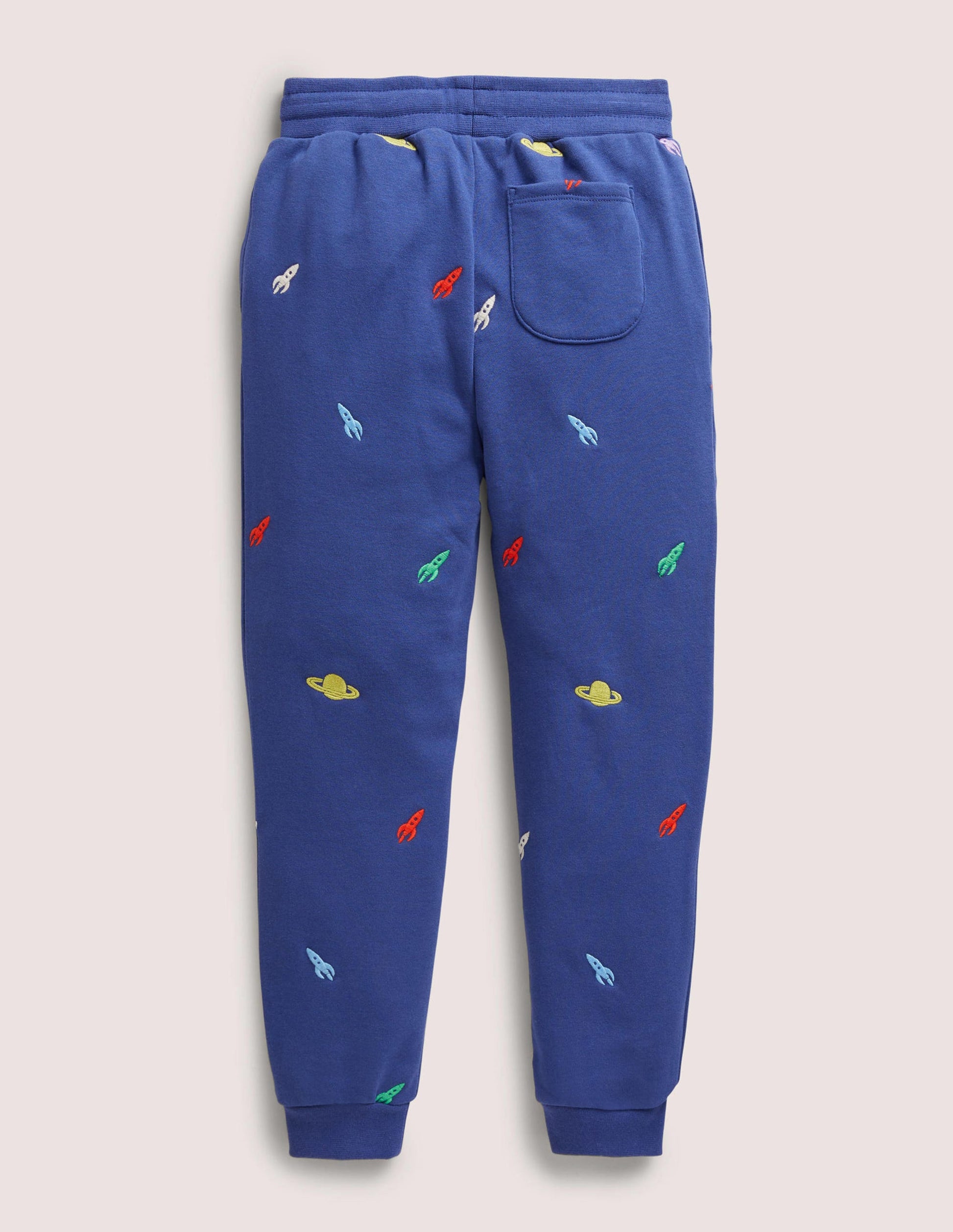 Embroidered Space Jogger-Indigo Space-2
