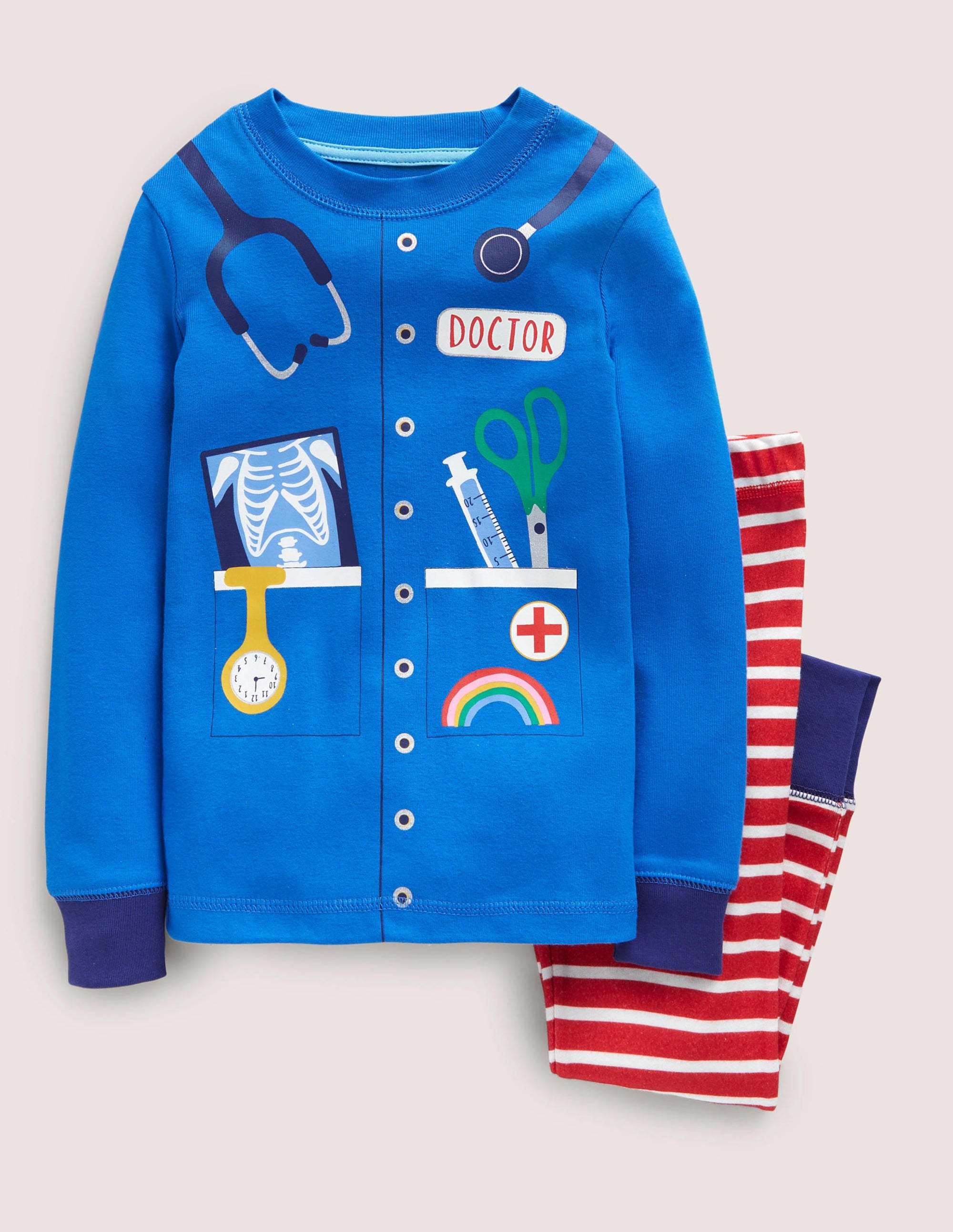 Dream Big Long Pyjamas-Elizabethan Blue Doctor - Image 1