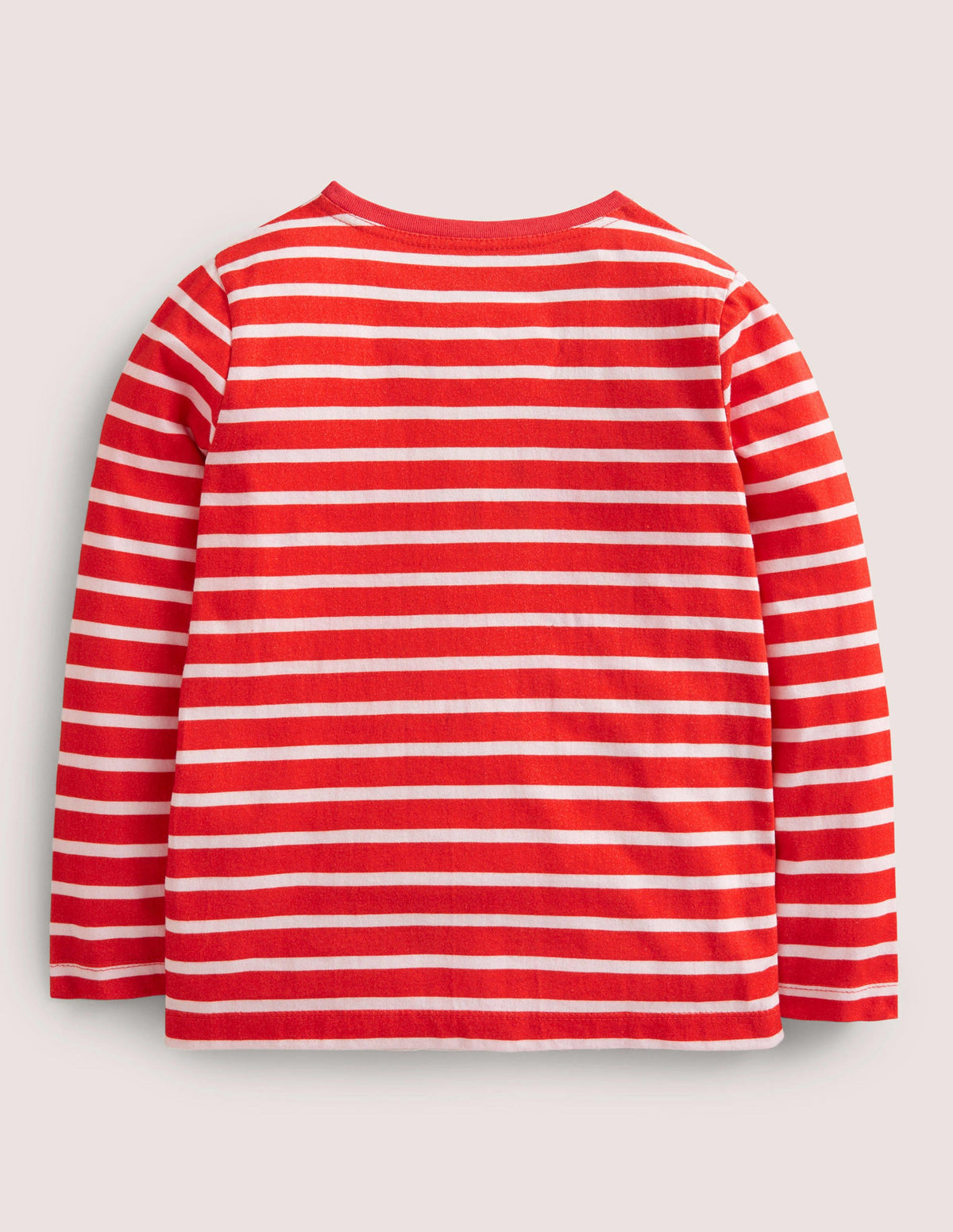 Bretonshirt mit Applikation-Erdbeerkuchenrot, Lastwägen-2