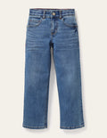 Jeans mit geradem Bein und Adventure-Flex-Mittleres Vintageblau