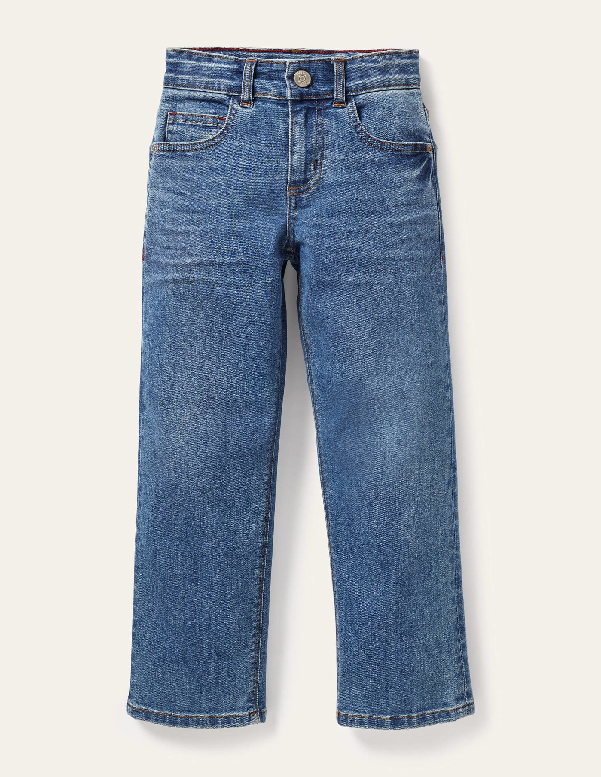 Jeans mit geradem Bein und Adventure-Flex-Mittleres Vintageblau - Image 1