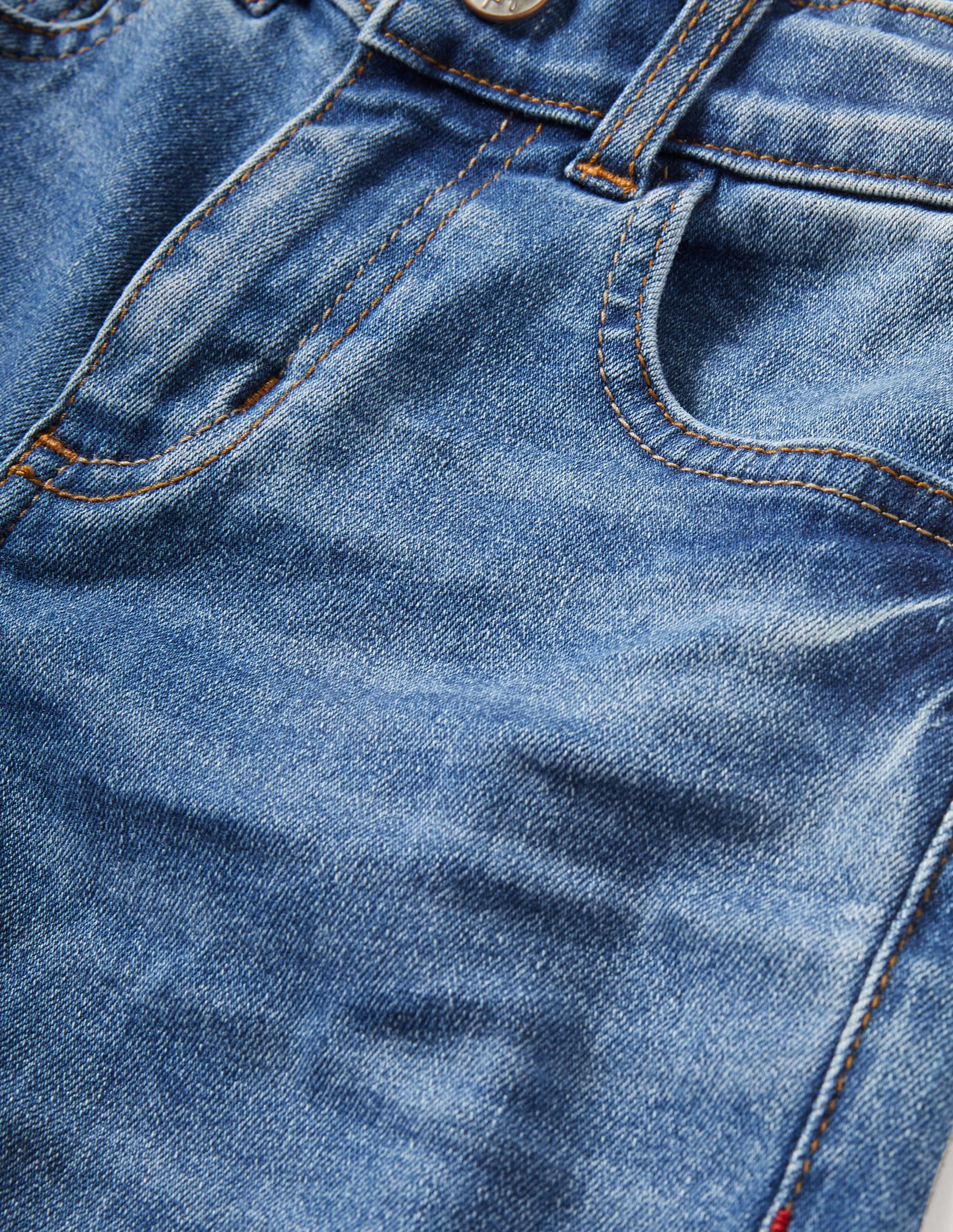 Jeans mit geradem Bein und Adventure-Flex-Mittleres Vintageblau - Image 3