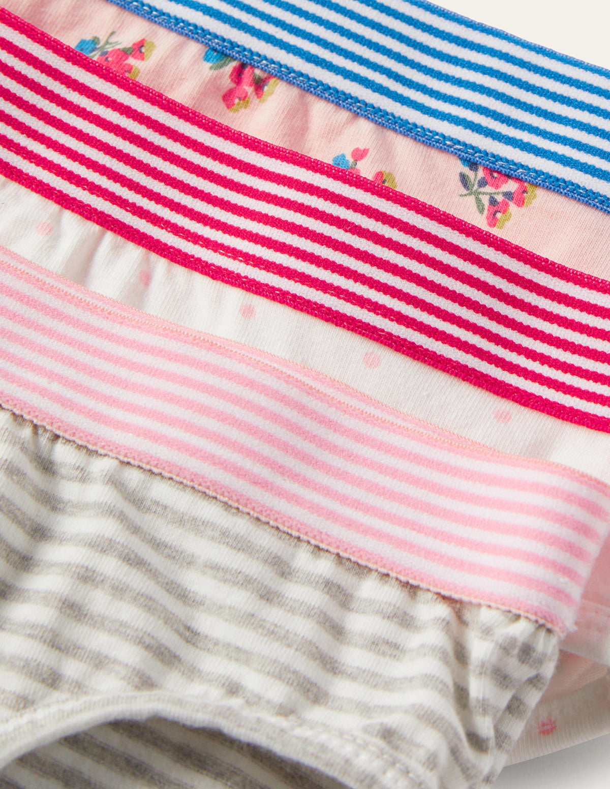 Unterhosen im 3er-Pack-Rosa, Blumenmuster-3