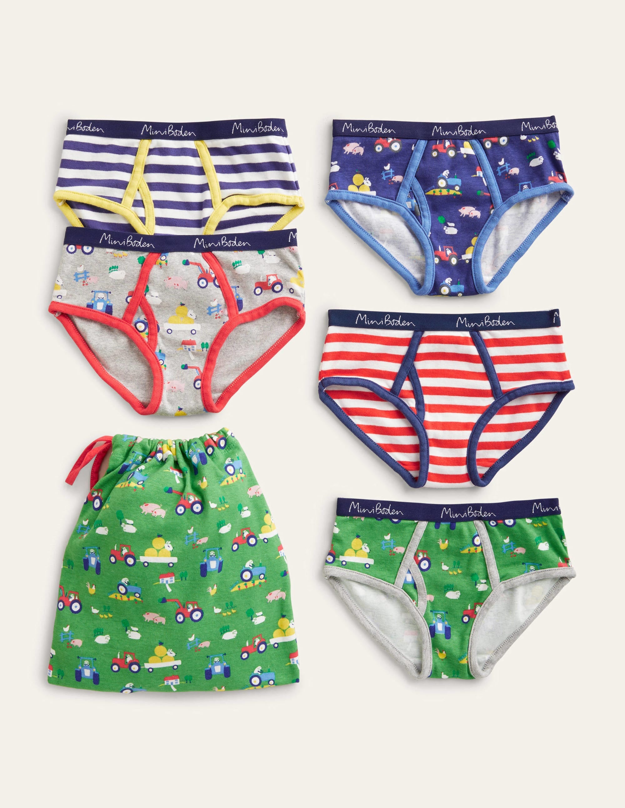 5 slips-Motif ferme multi - Image 1