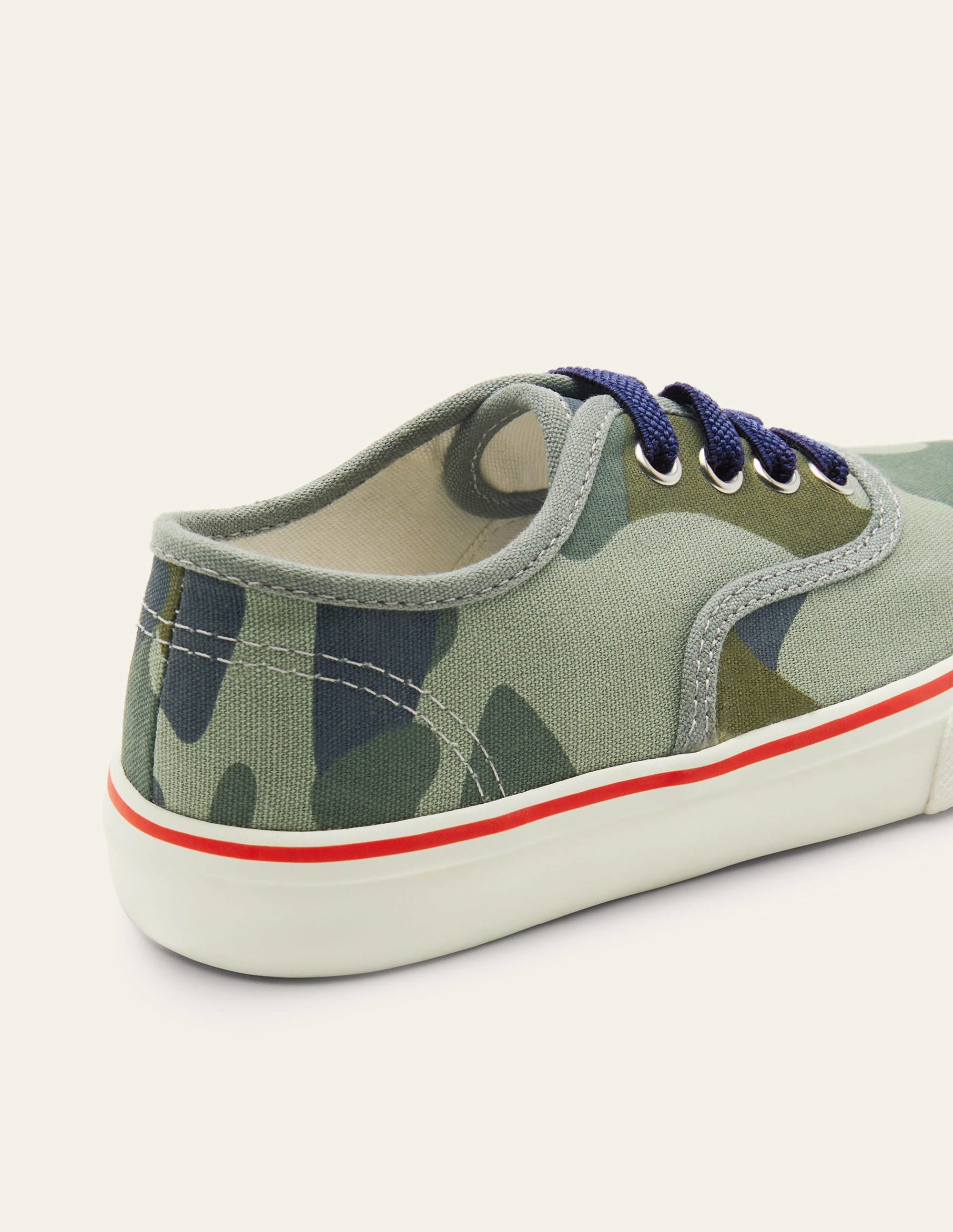 Baskets basses en toile-Camouflage vert - Image 3