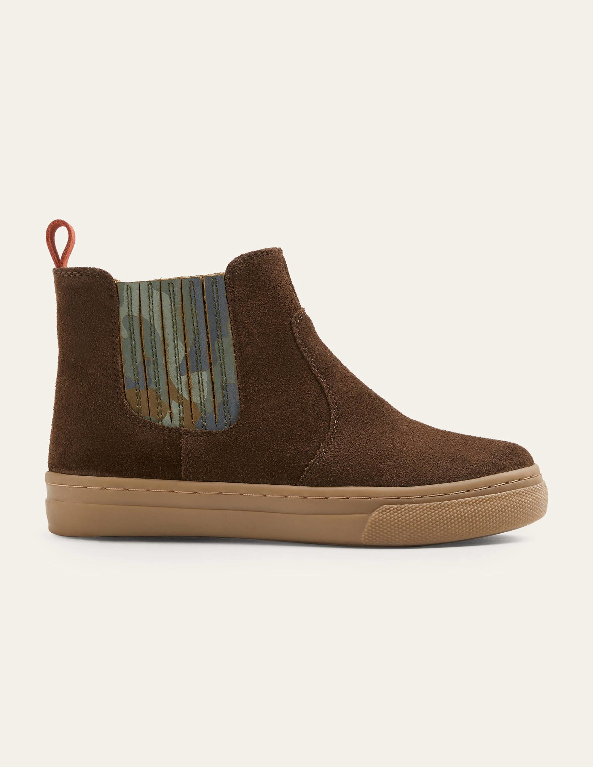 Bottines en daim-Marron - Image 1