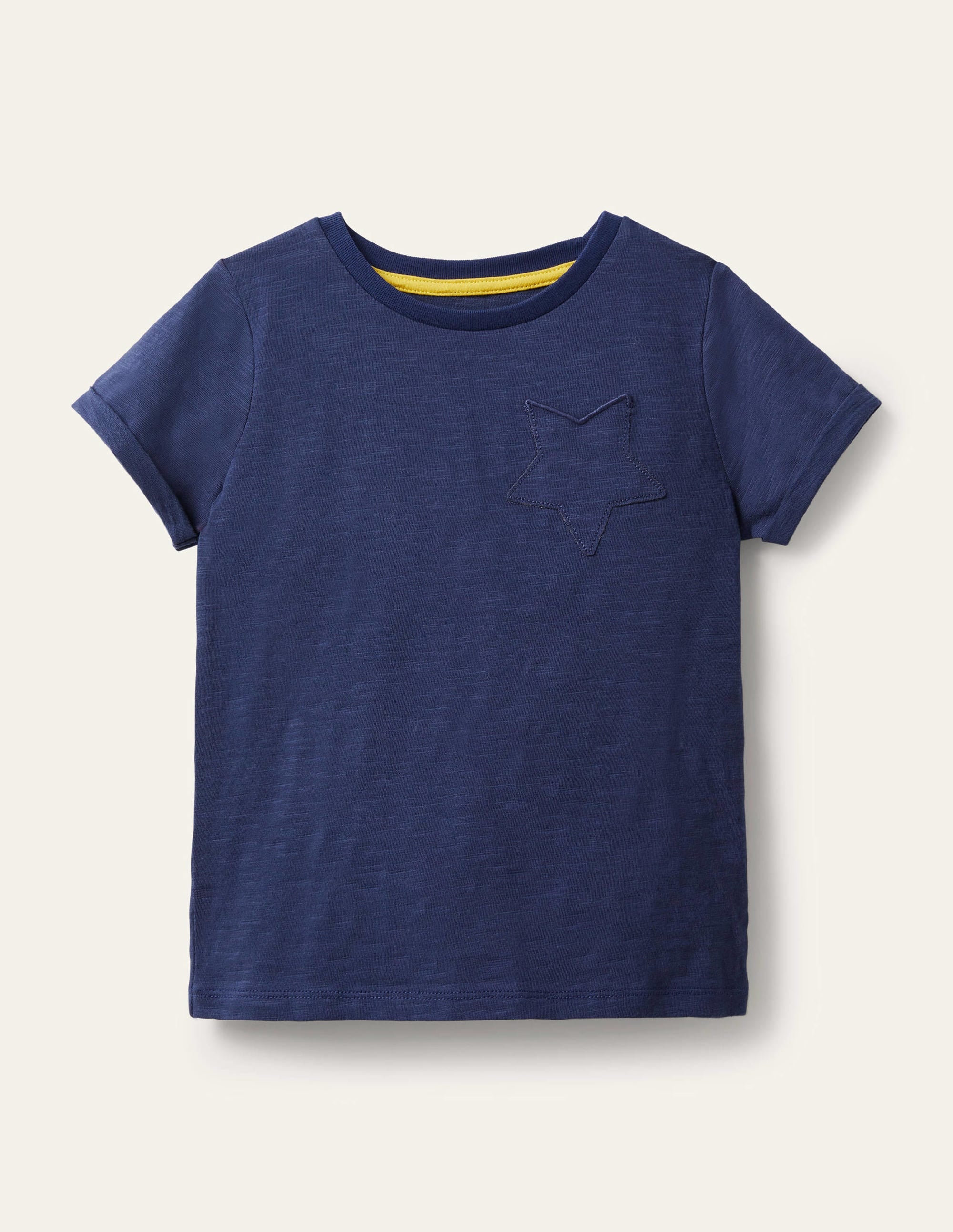 Star Pocket Slub T-shirt-Starboard Blue - Image 1