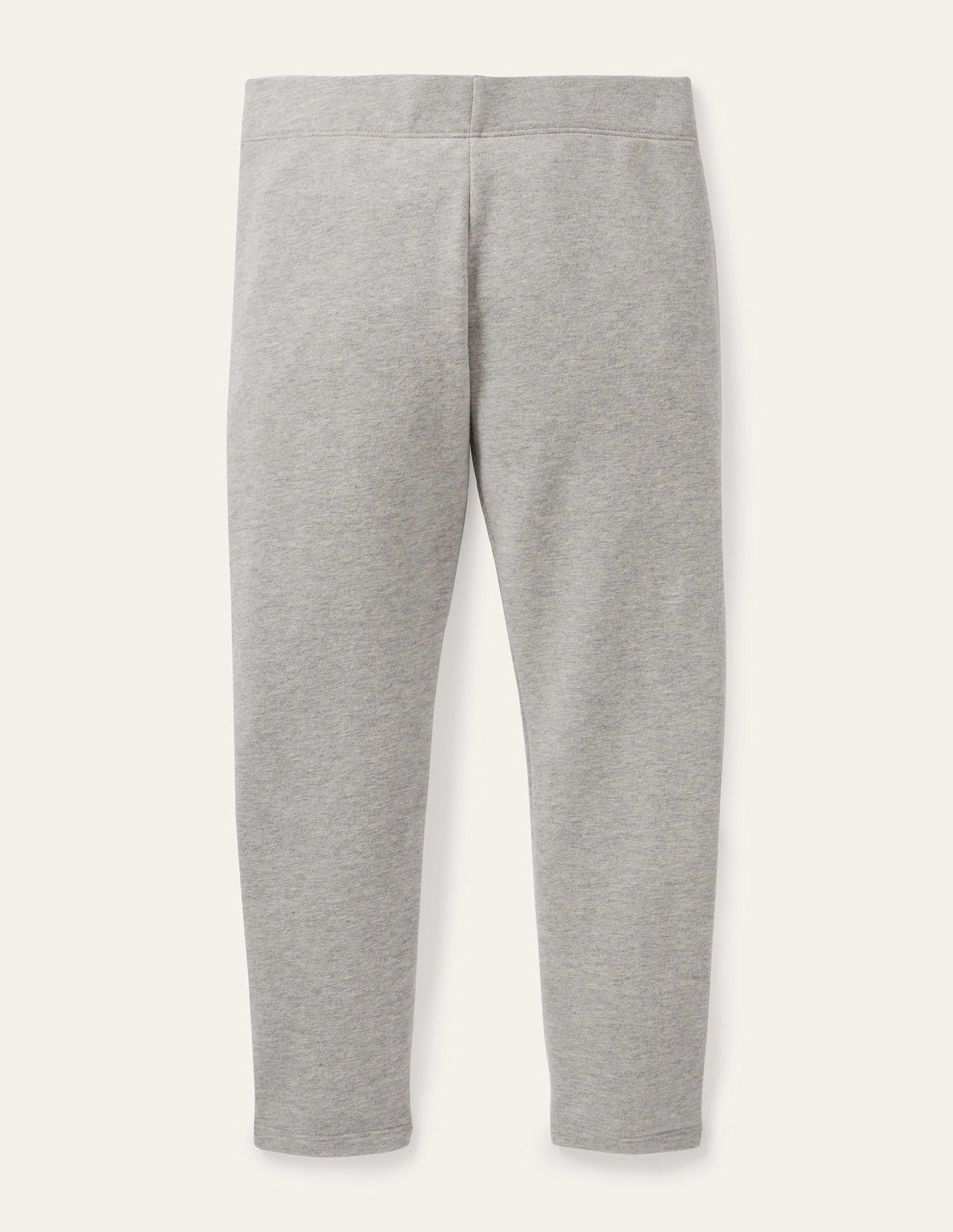 Legging confortable uni-Gris chiné-1