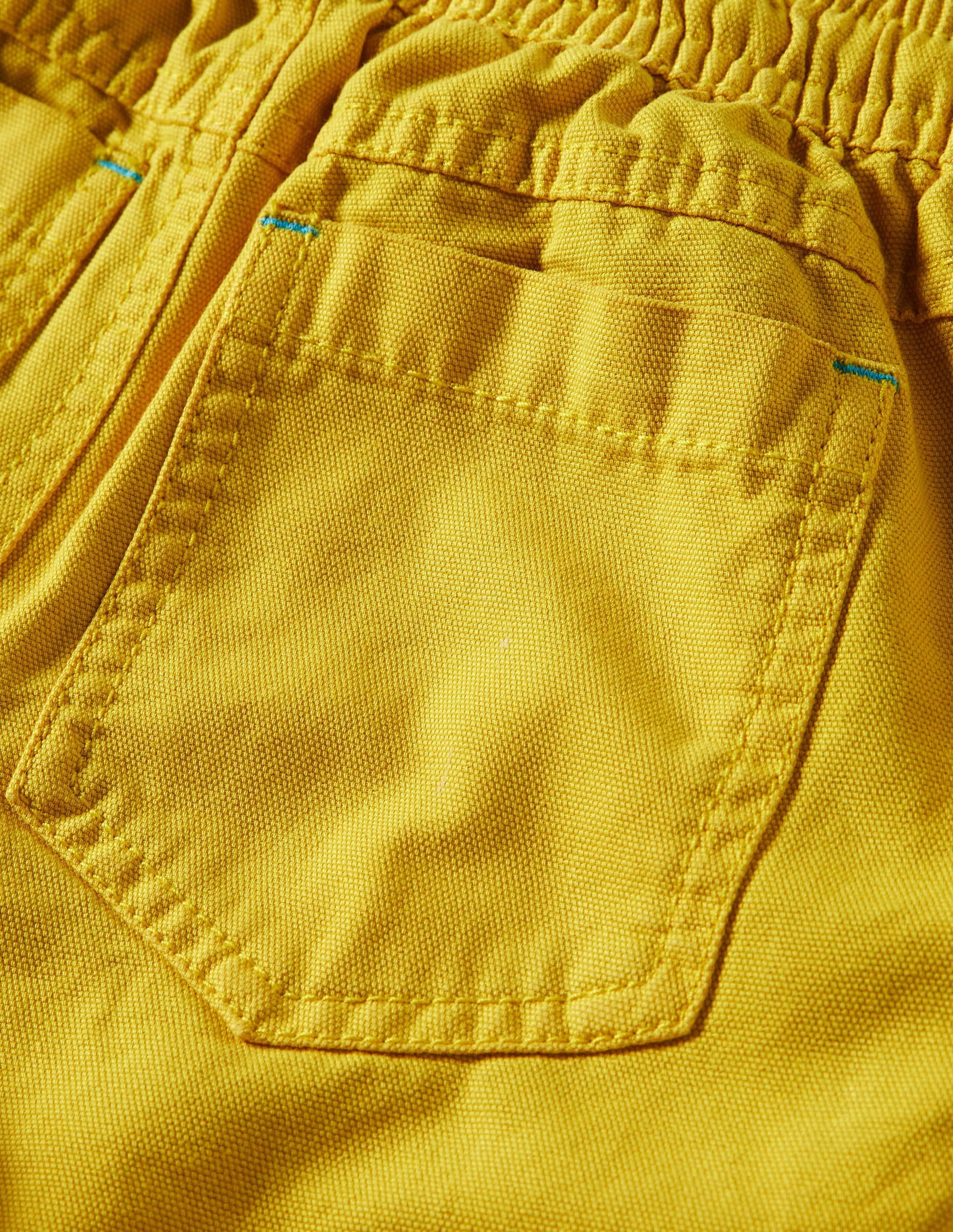 Short à enfiler avec cordon de serrage-Jaune jonquille-3