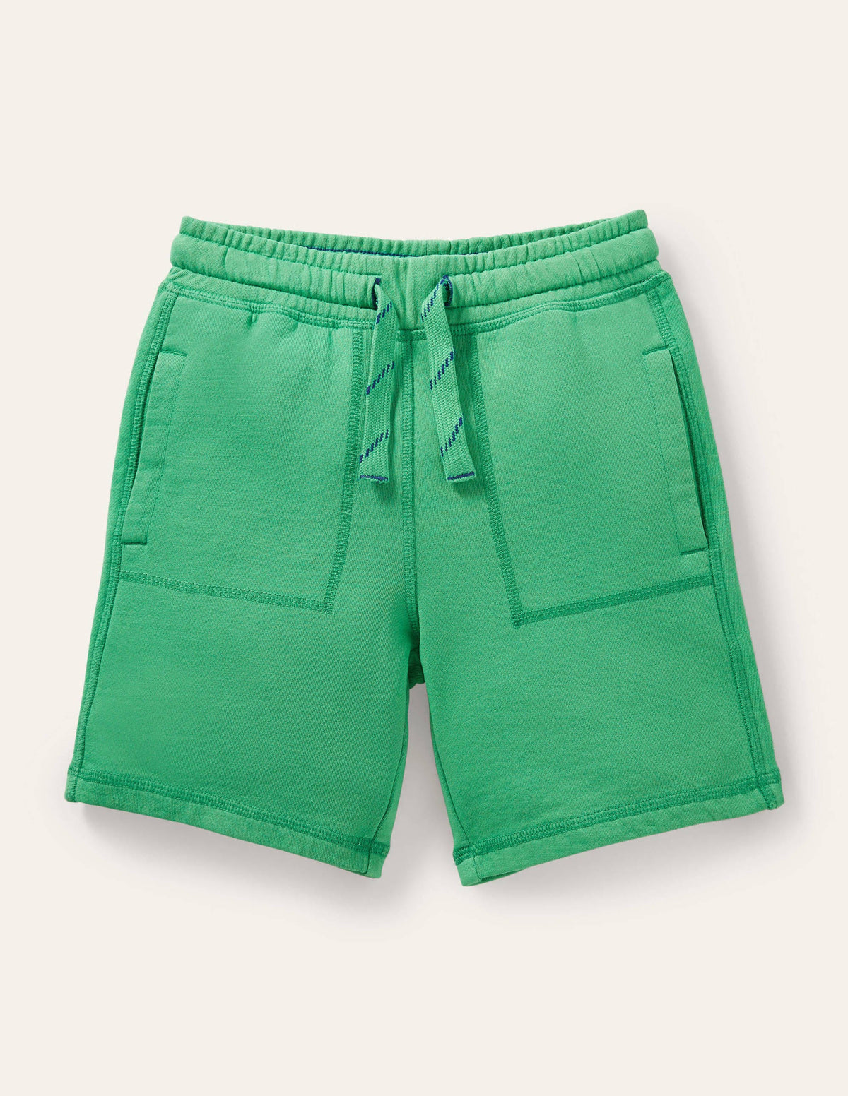 Garment-dyed Sweatshorts-Iguana Green - Image 1